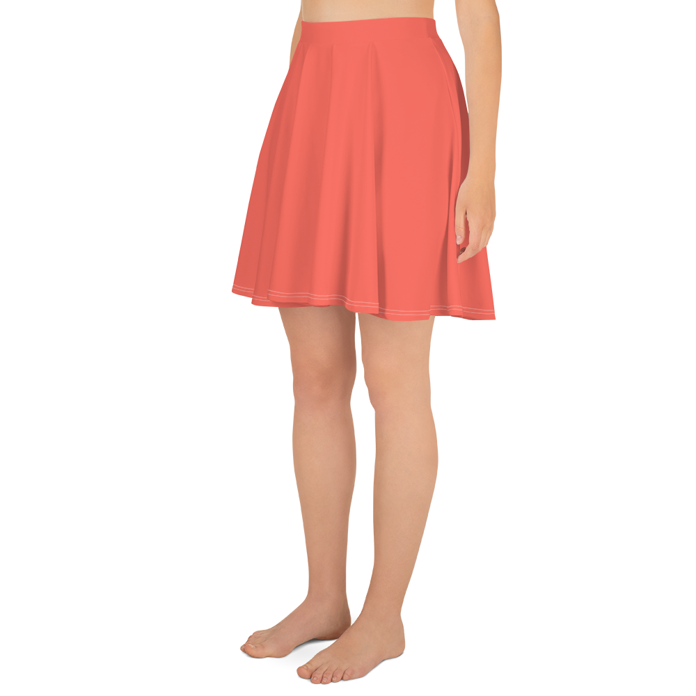 Skater Skirt - Coral Red