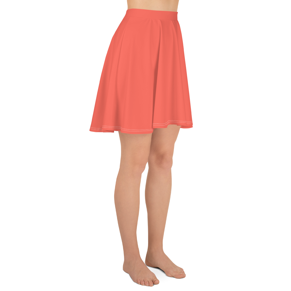 Skater Skirt - Coral Red