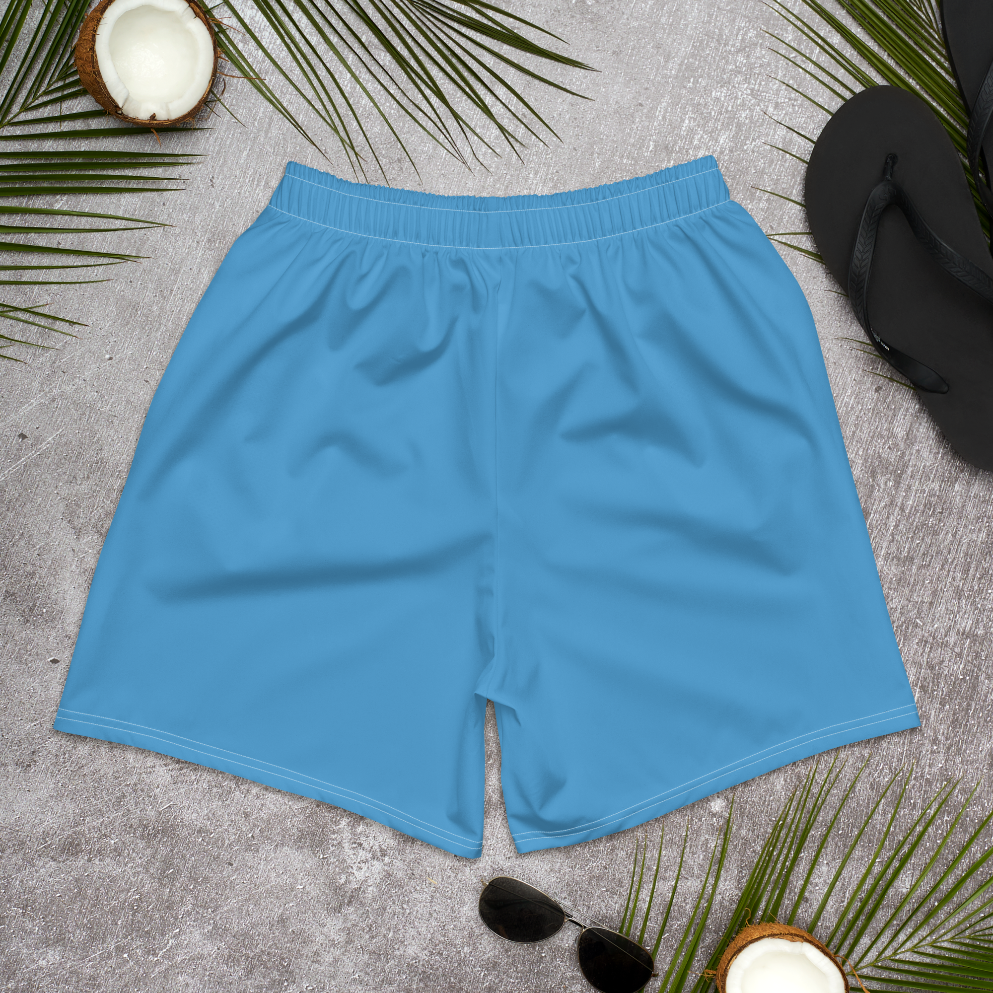 Men's Recycled Athletic Shorts - Ocean Blue