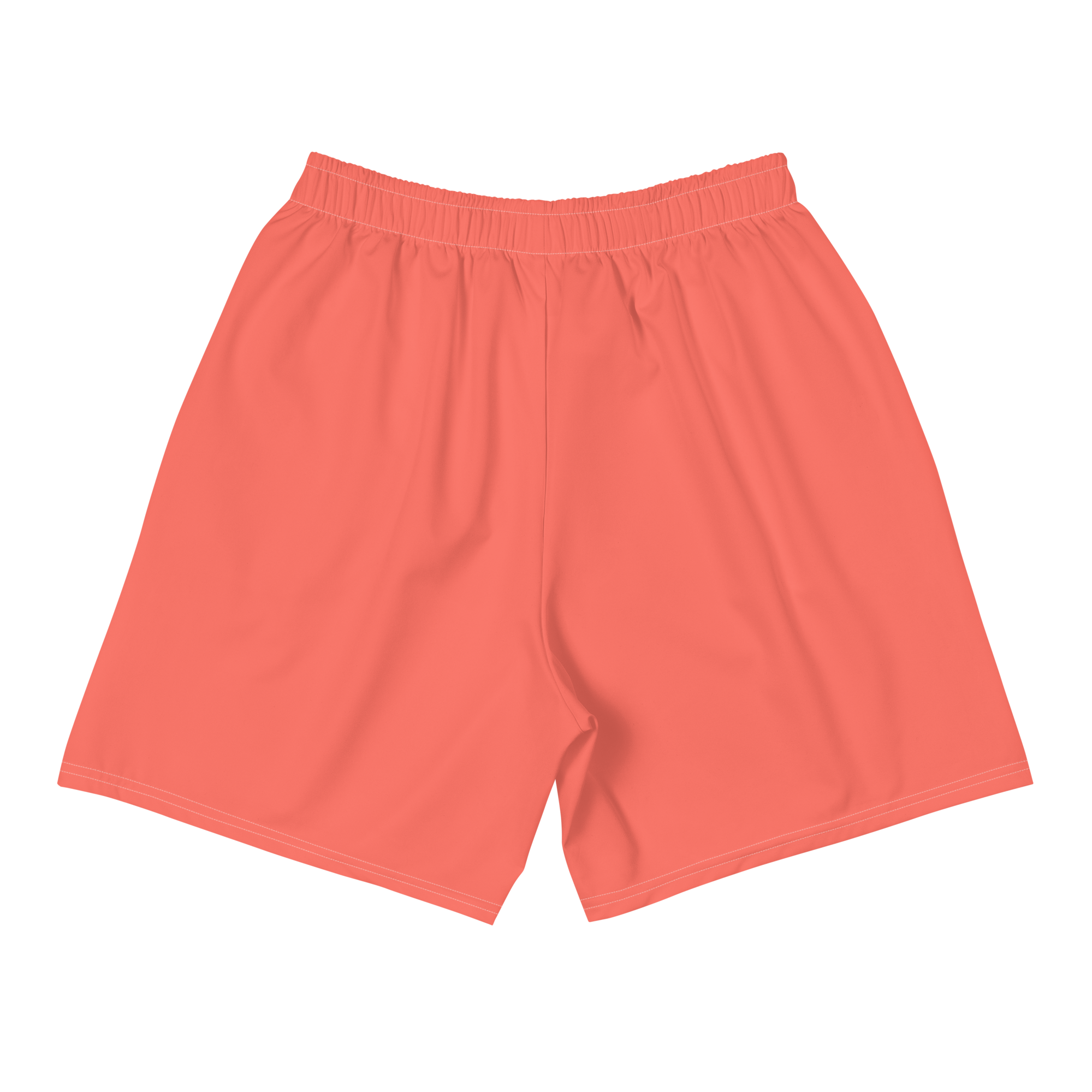 Men's Recycled Athletic Shorts - Coral Red