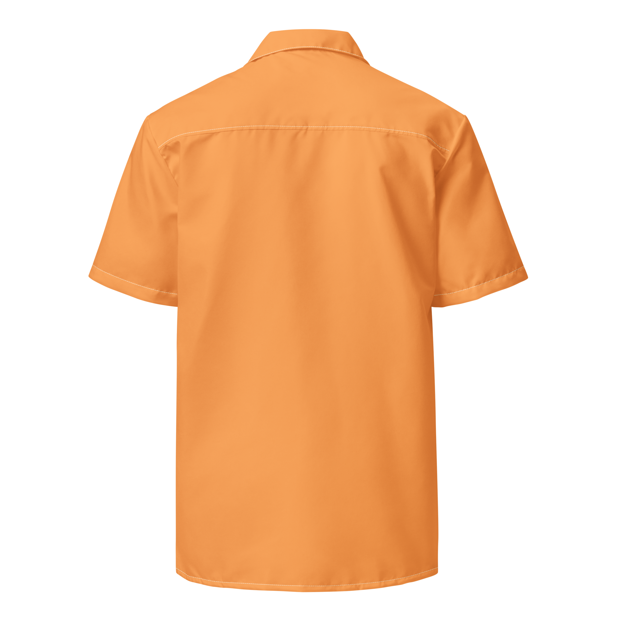 Mens button shirt - Sunshine Orange