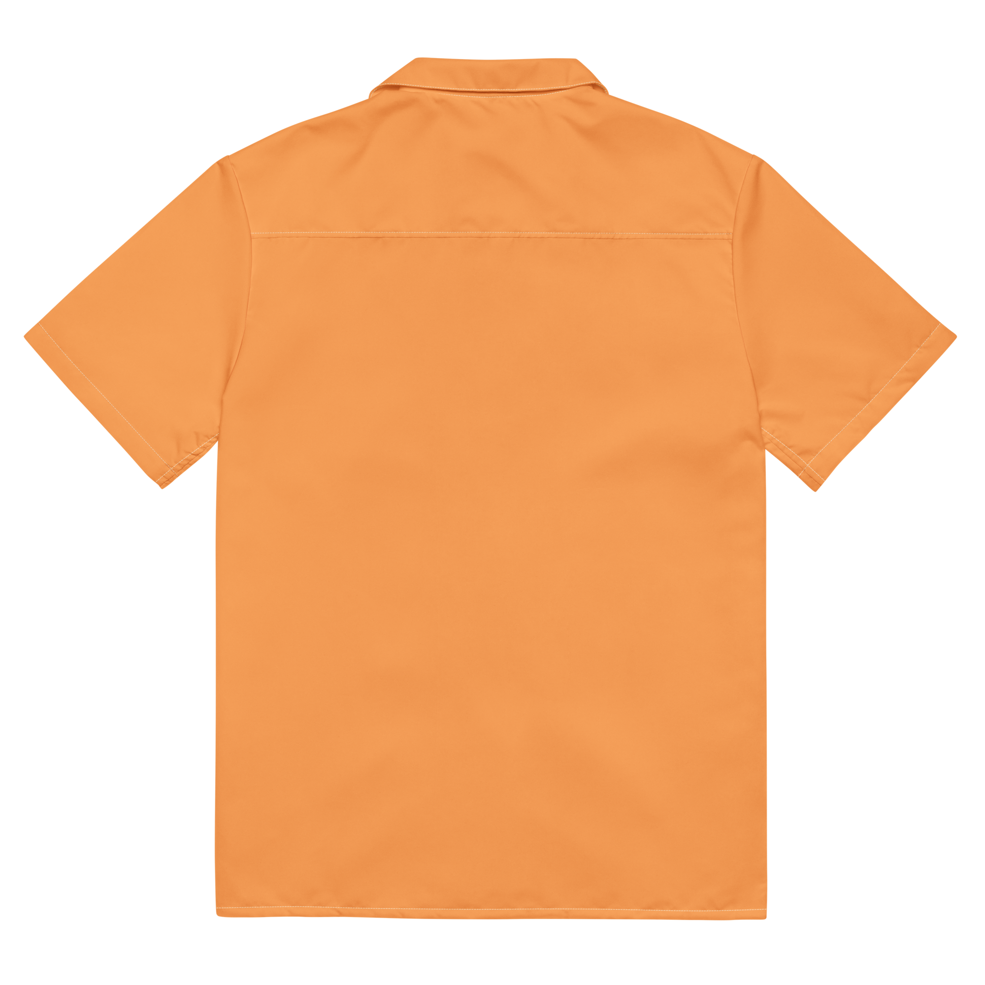 Mens button shirt - Sunshine Orange
