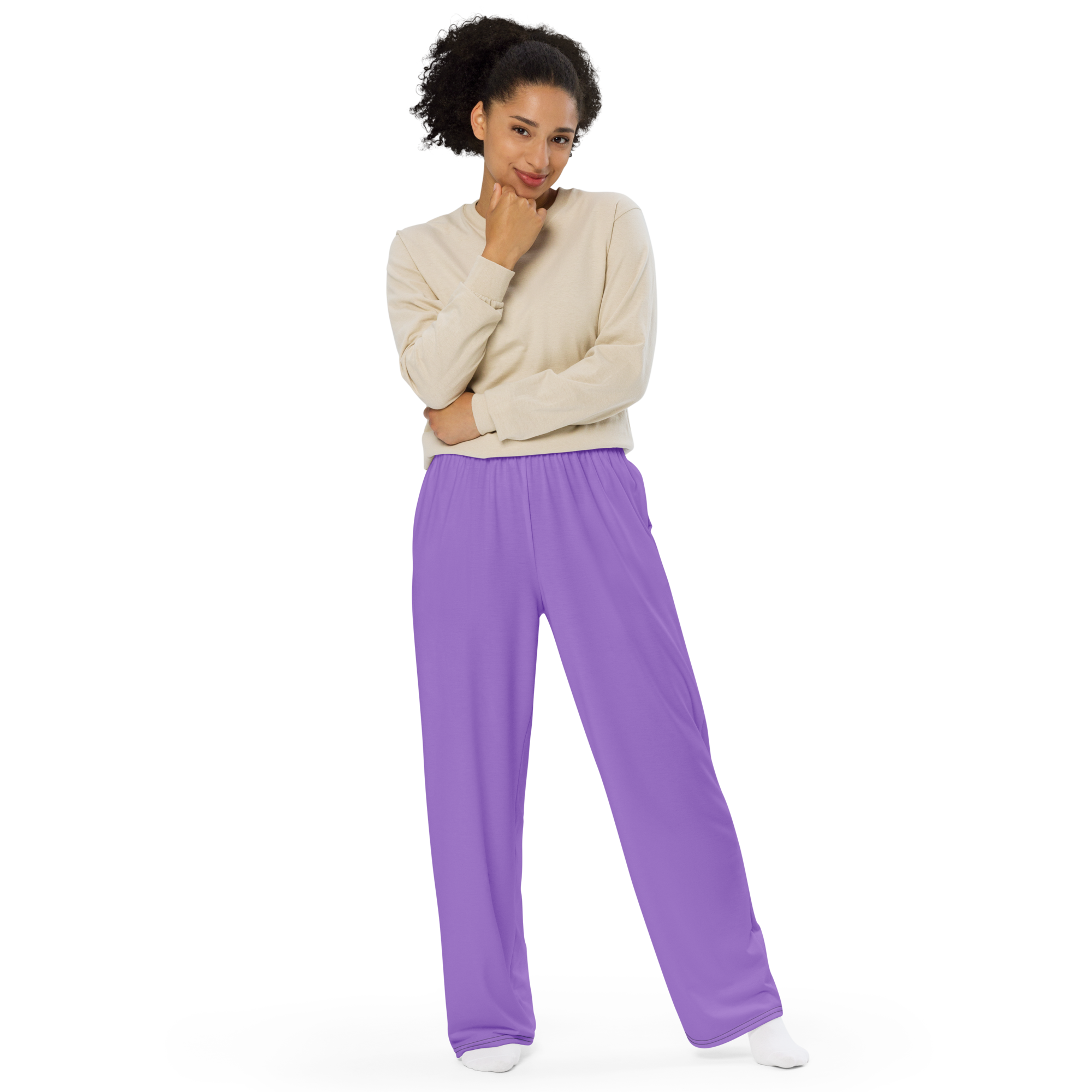 Weite Damenhose - Coastal Purple
