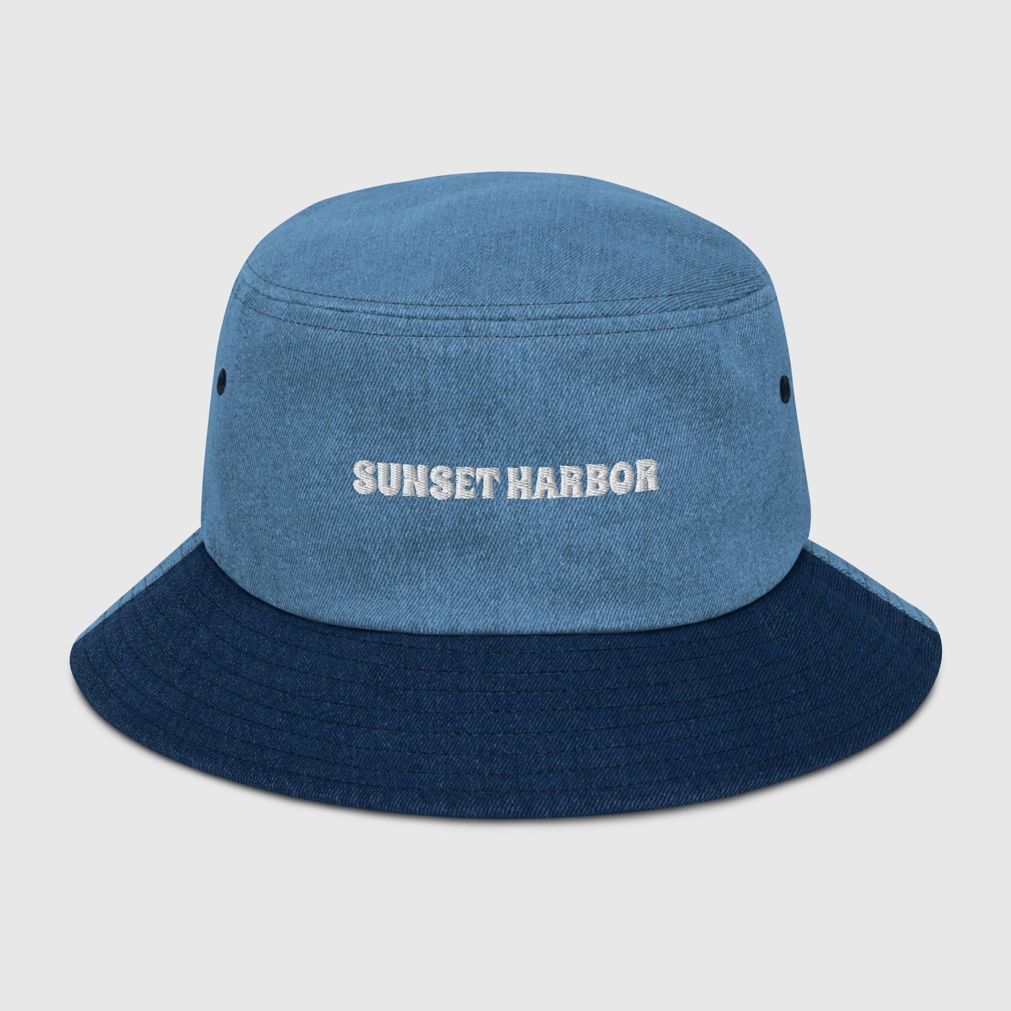 Denim bucket hat - Sunset Harbor Clothing