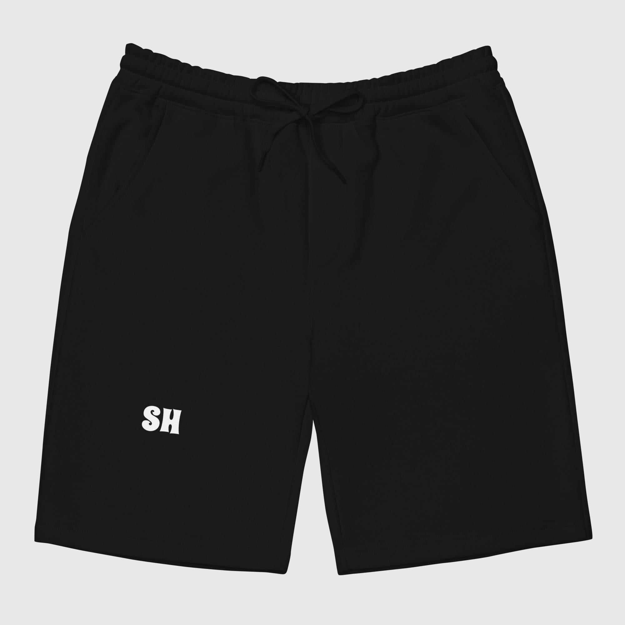 Men's fleece shorts - Harbor Black
