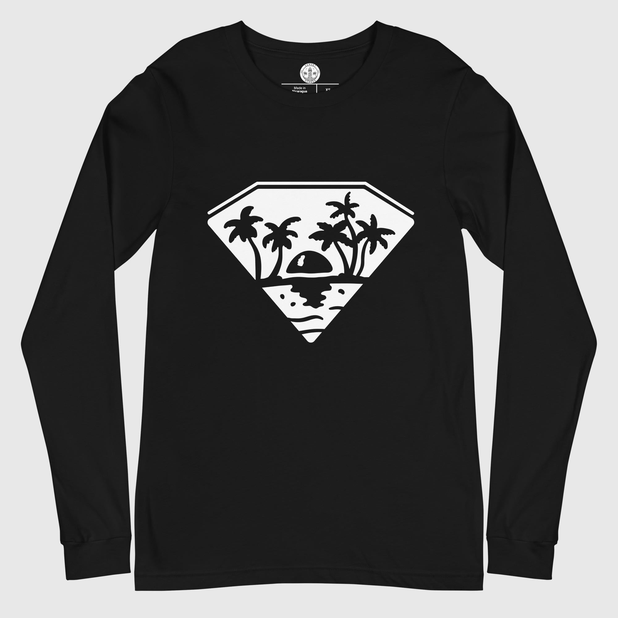Men's Long Sleeve Tee - Island Gem