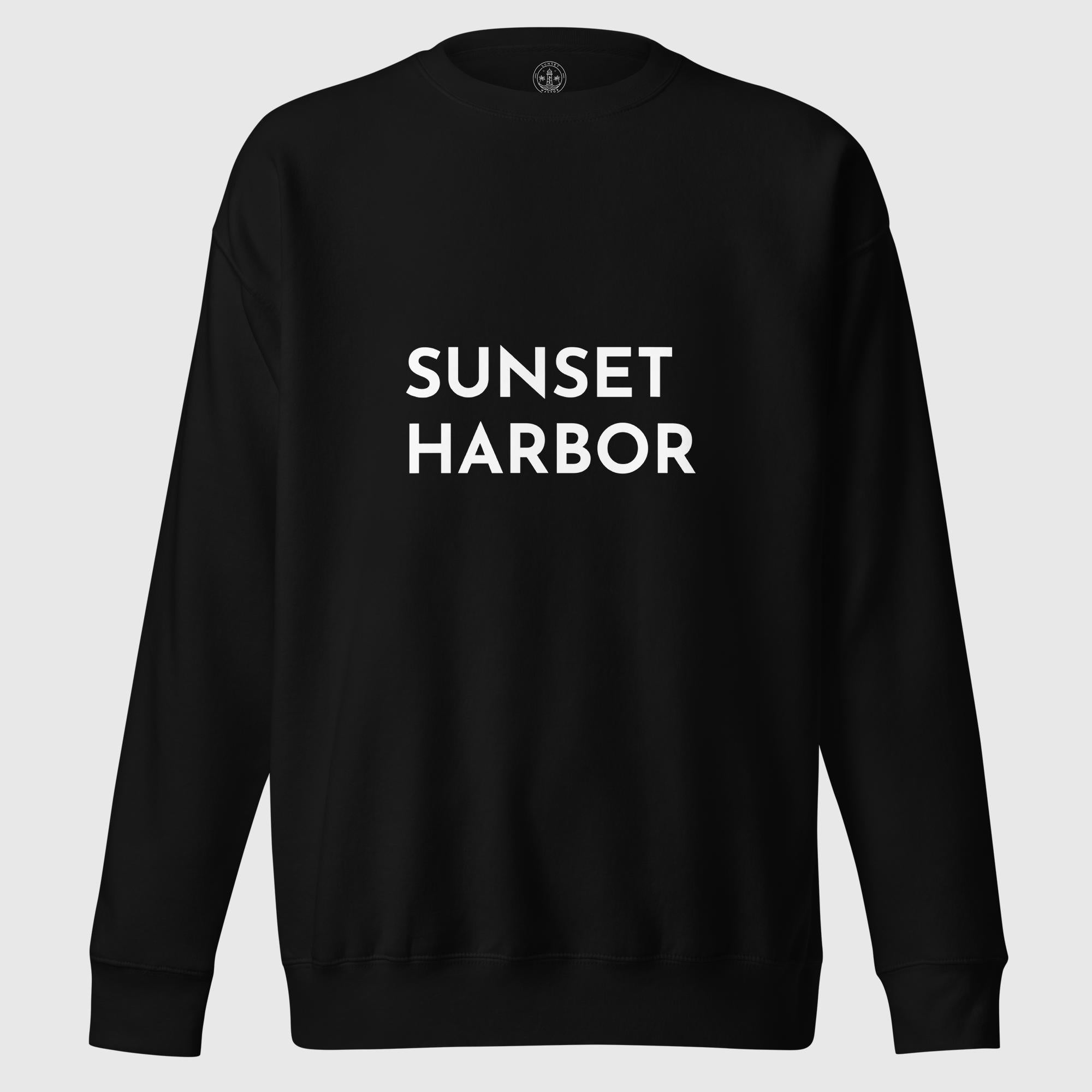 Unisex Premium Sweatshirt - Sunset Harbor - Sunset Harbor Clothing