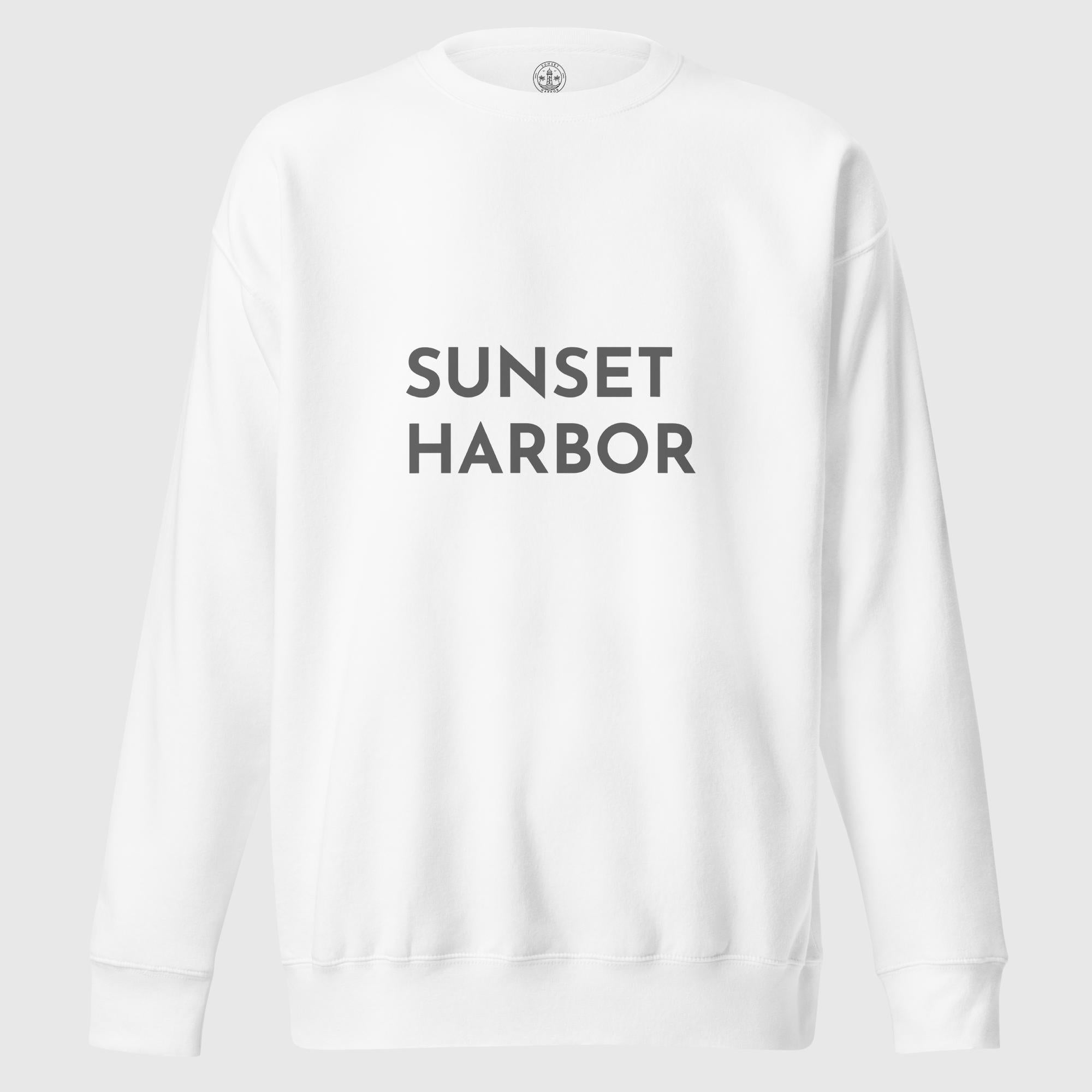 Unisex Premium Sweatshirt - Sunset Harbor - Sunset Harbor Clothing