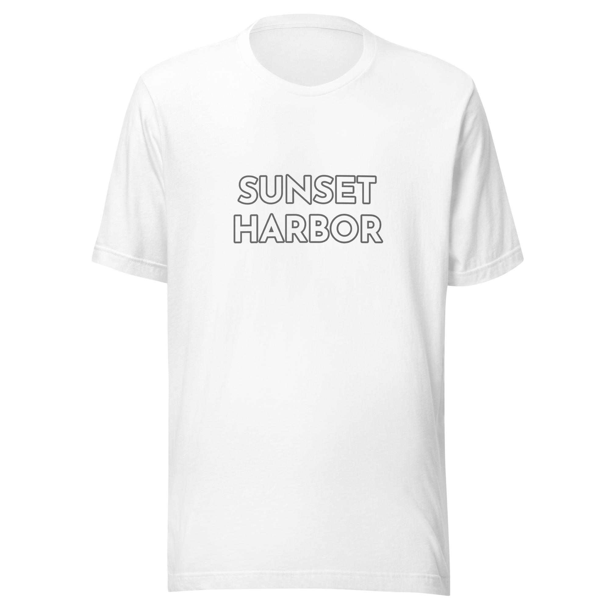 Men's Staple T-Shirt - Sunset Harbor