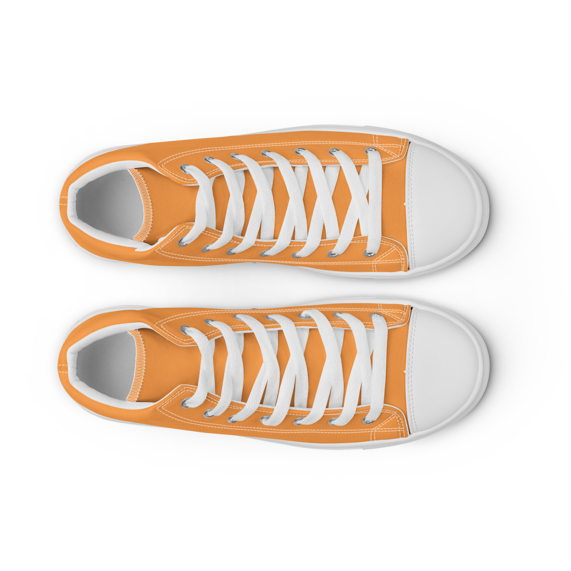 Women’s high top canvas shoes - Sunshine Orange