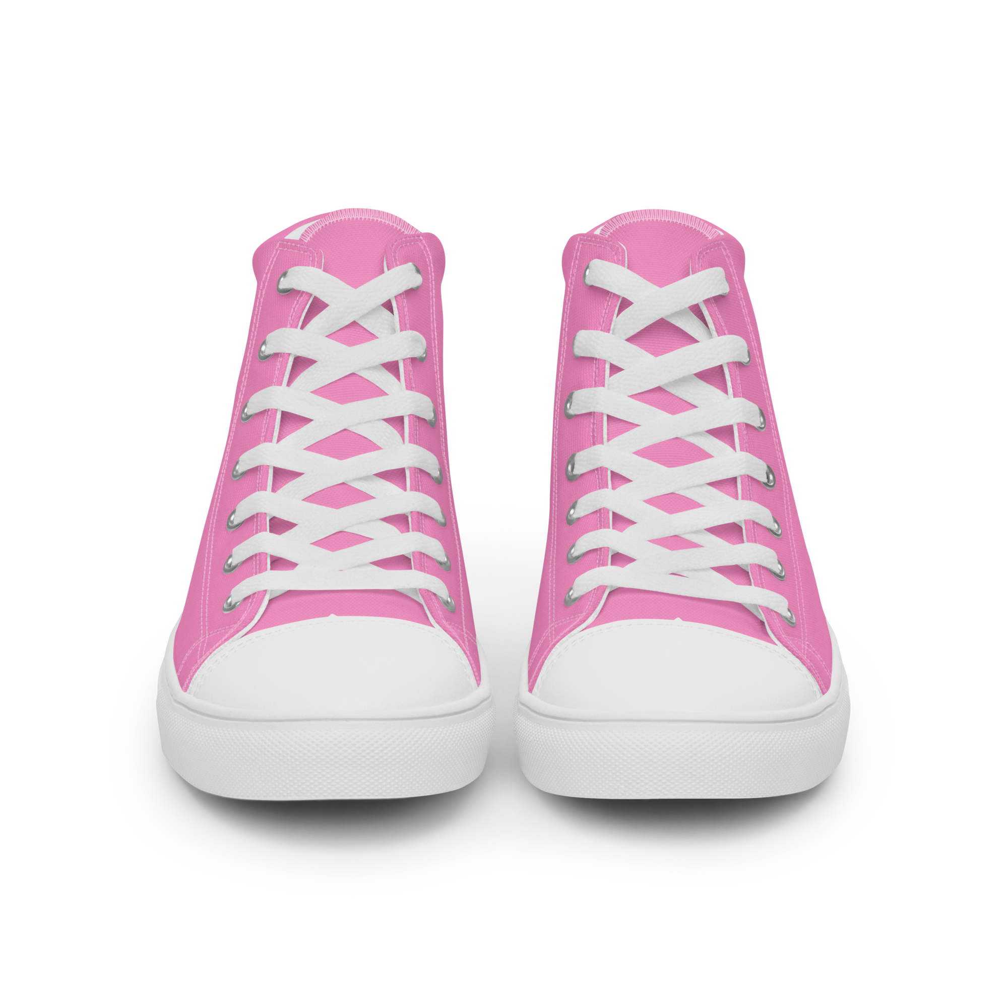 Women’s high top canvas shoes - Tropical Pink