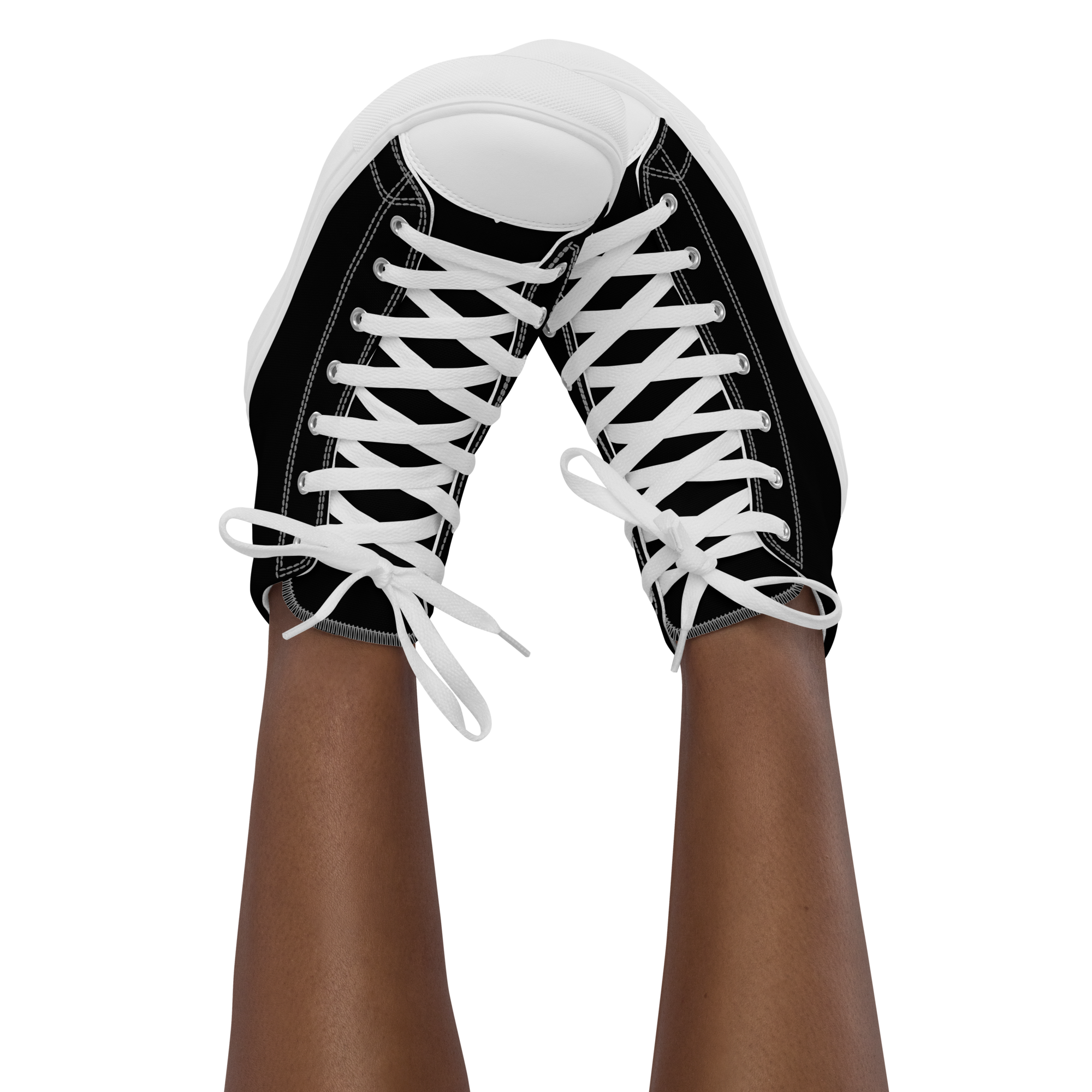 Women’s high top canvas shoes - Harbor Black