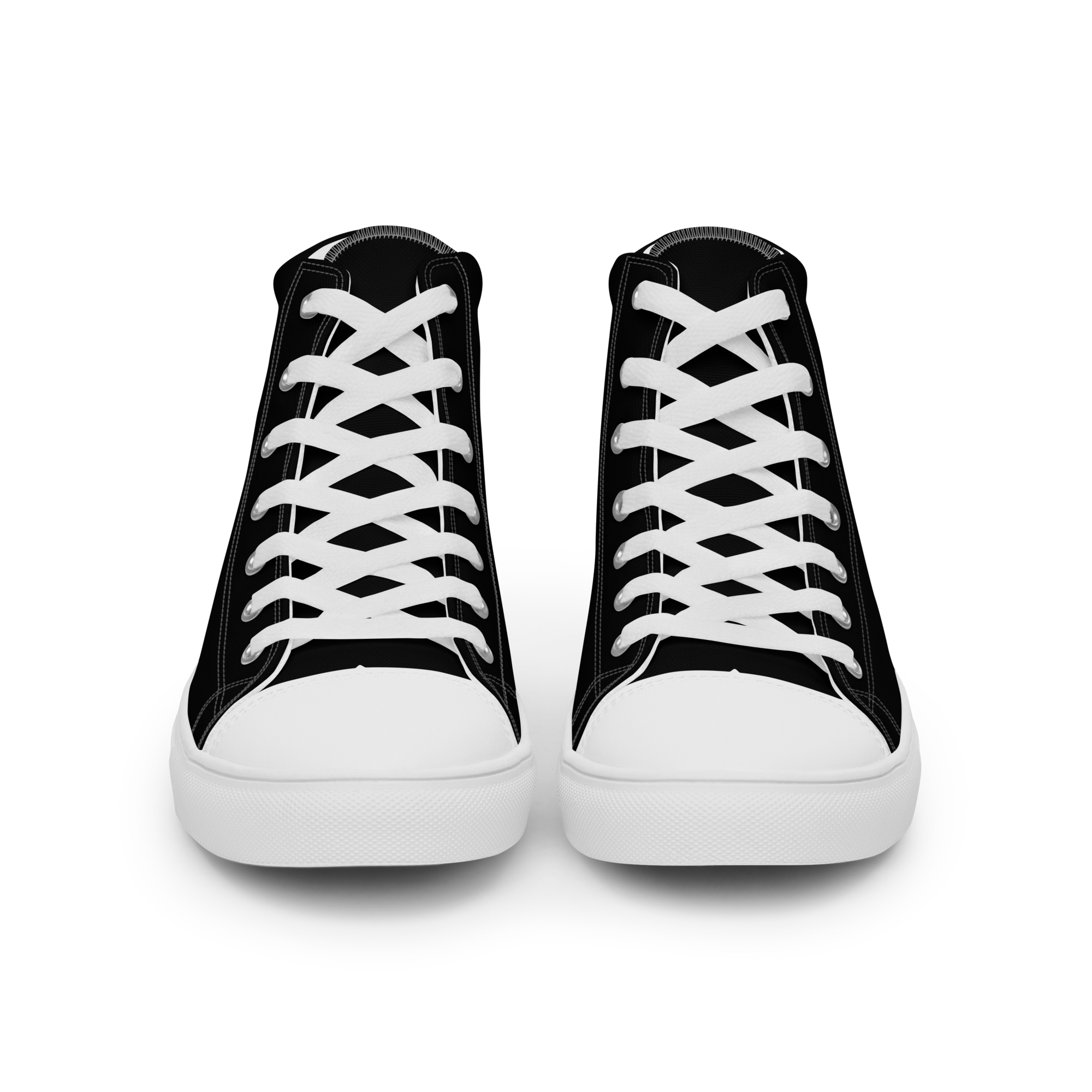 Women’s high top canvas shoes - Harbor Black