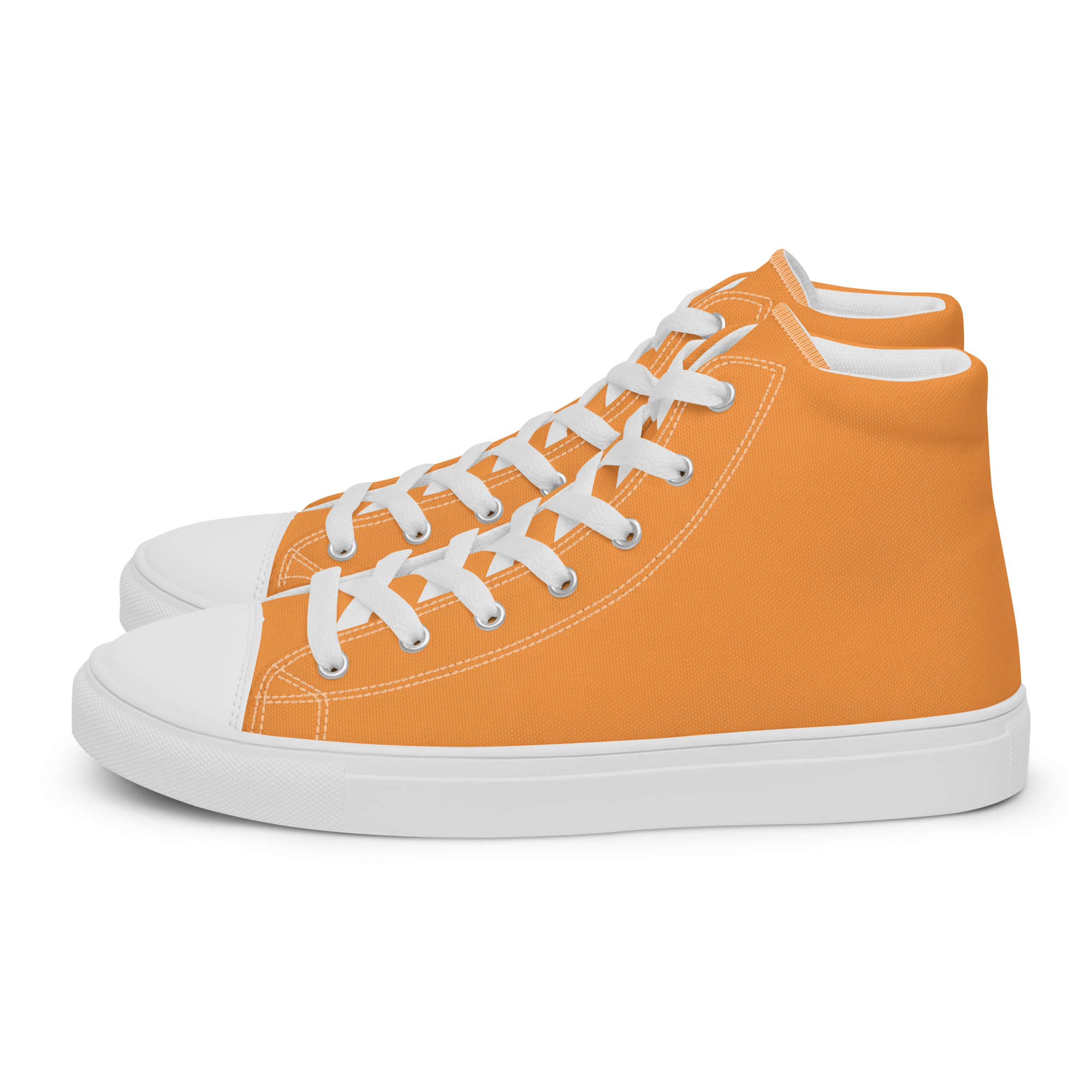 Women’s high top canvas shoes - Sunshine Orange