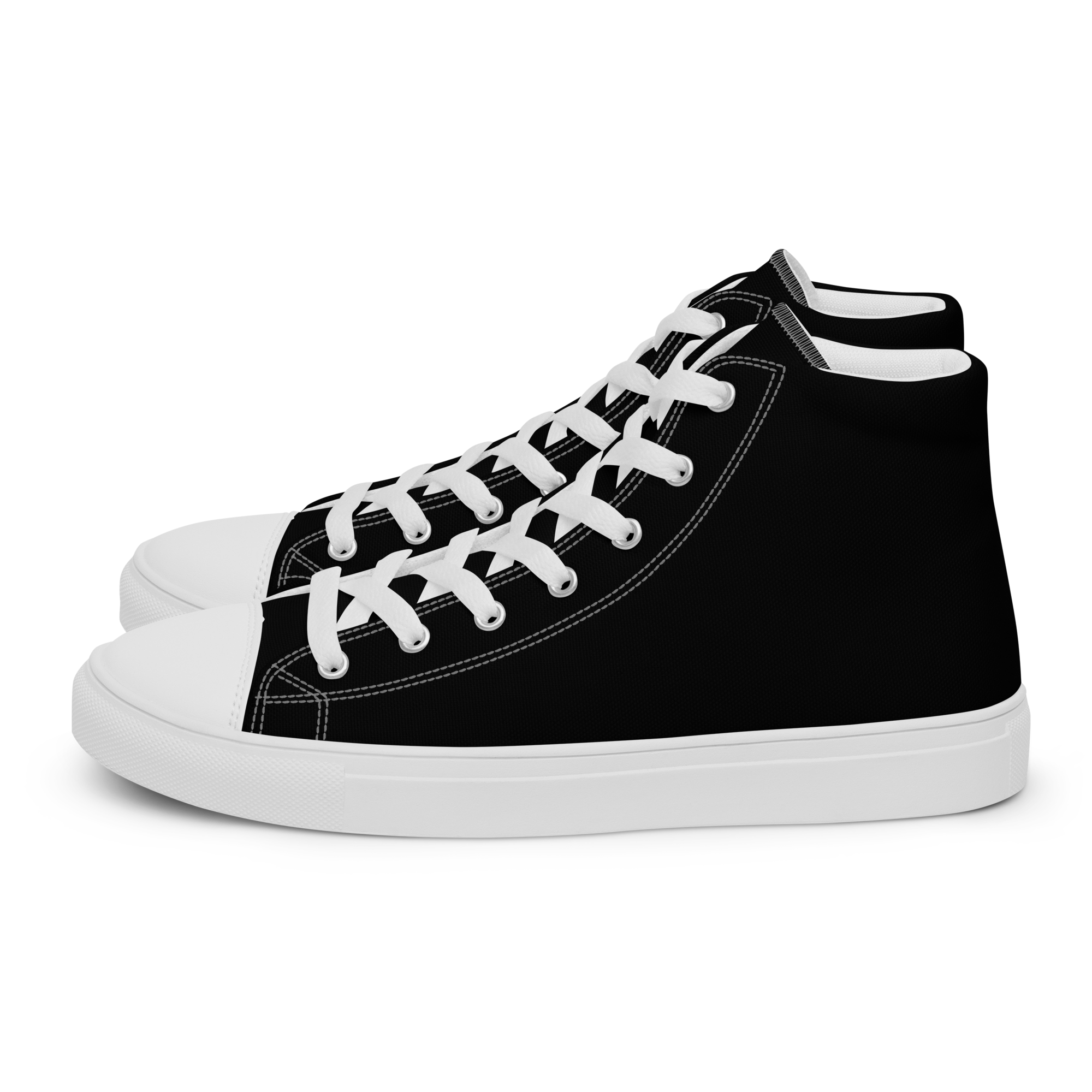 Women’s high top canvas shoes - Harbor Black