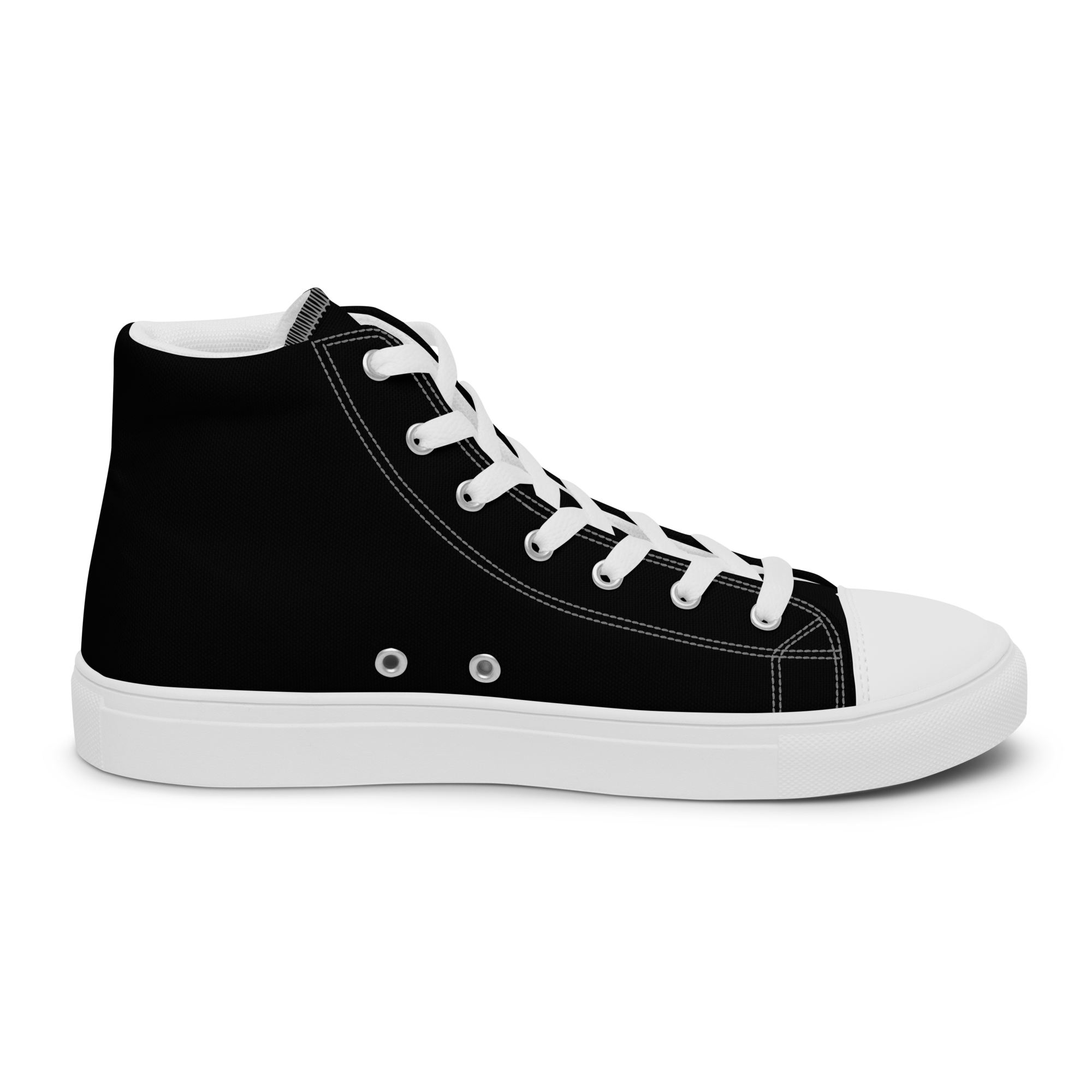 Women’s high top canvas shoes - Harbor Black