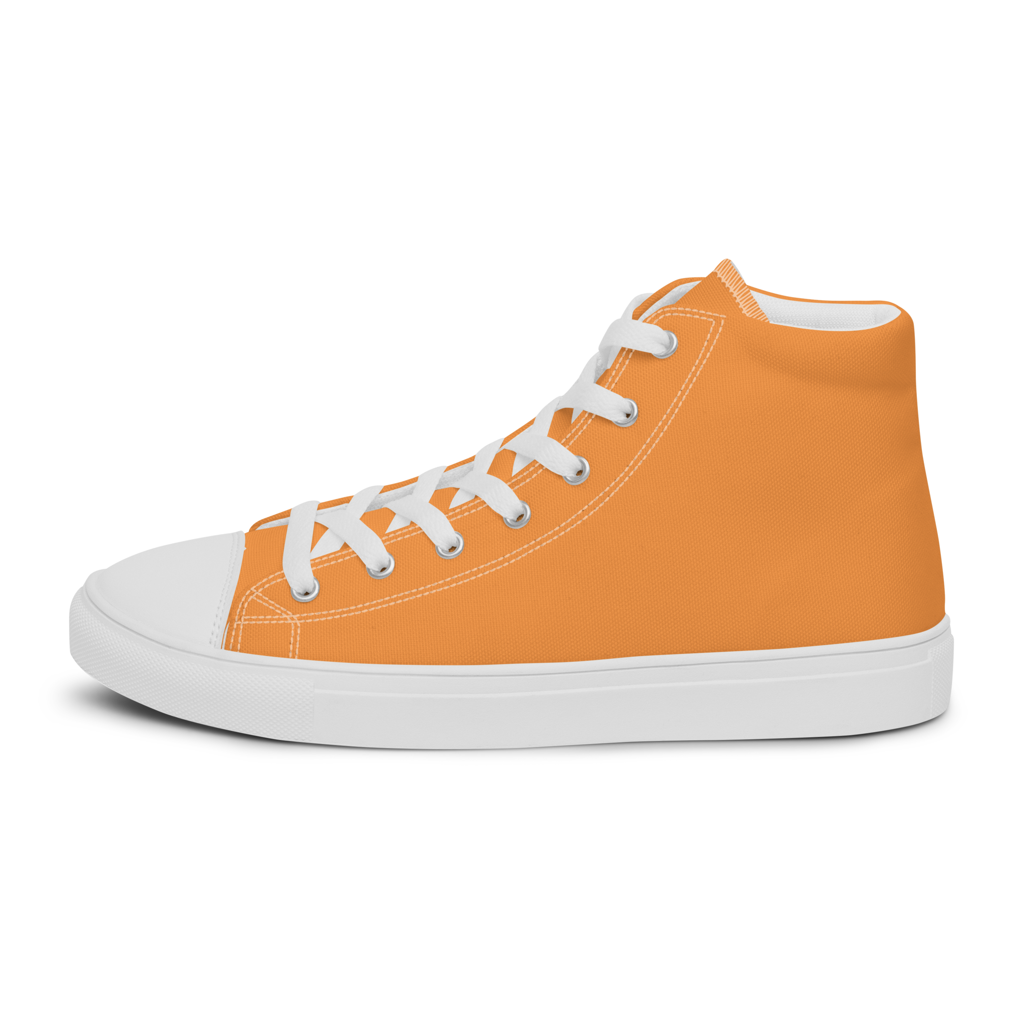 Women’s high top canvas shoes - Sunshine Orange
