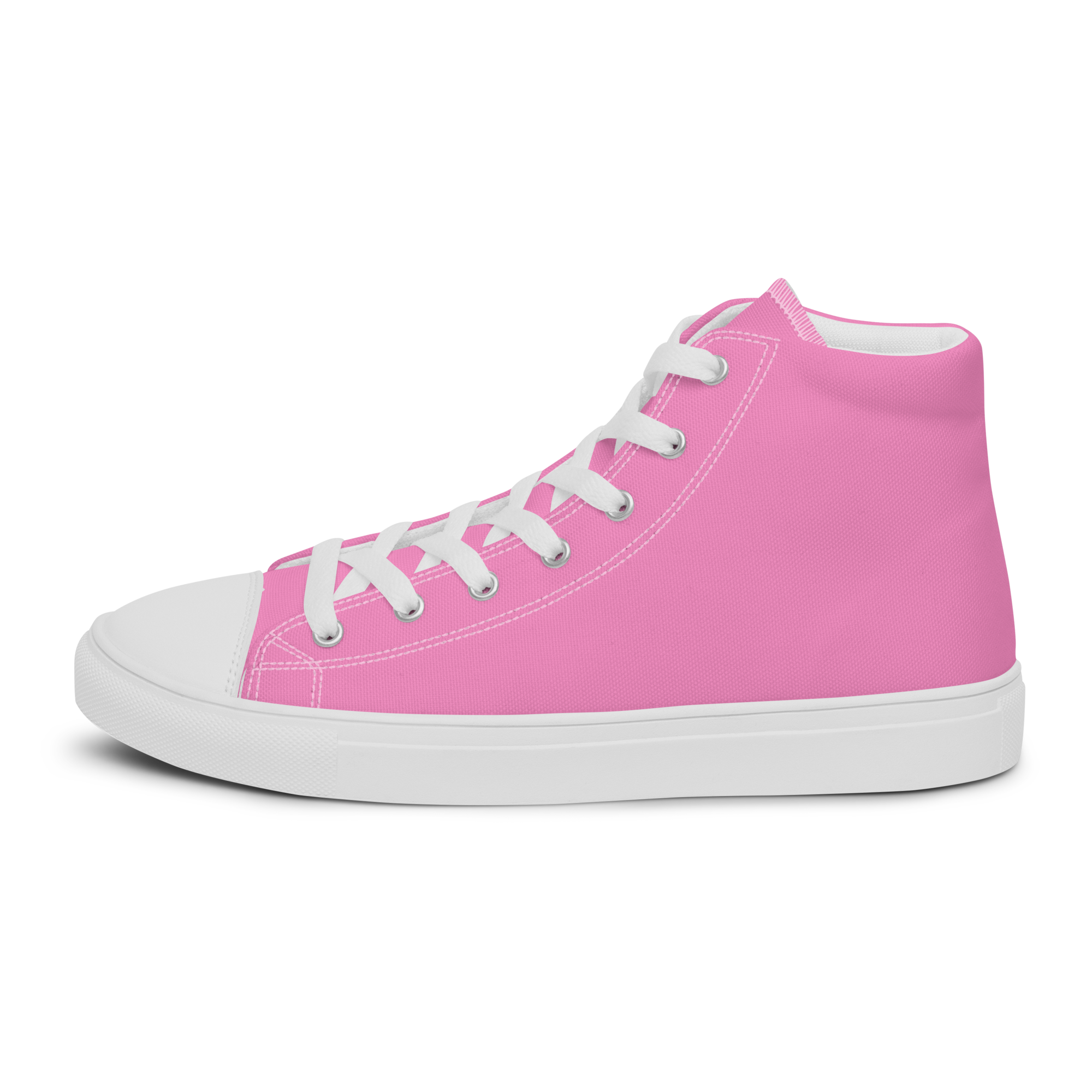 Women’s high top canvas shoes - Tropical Pink