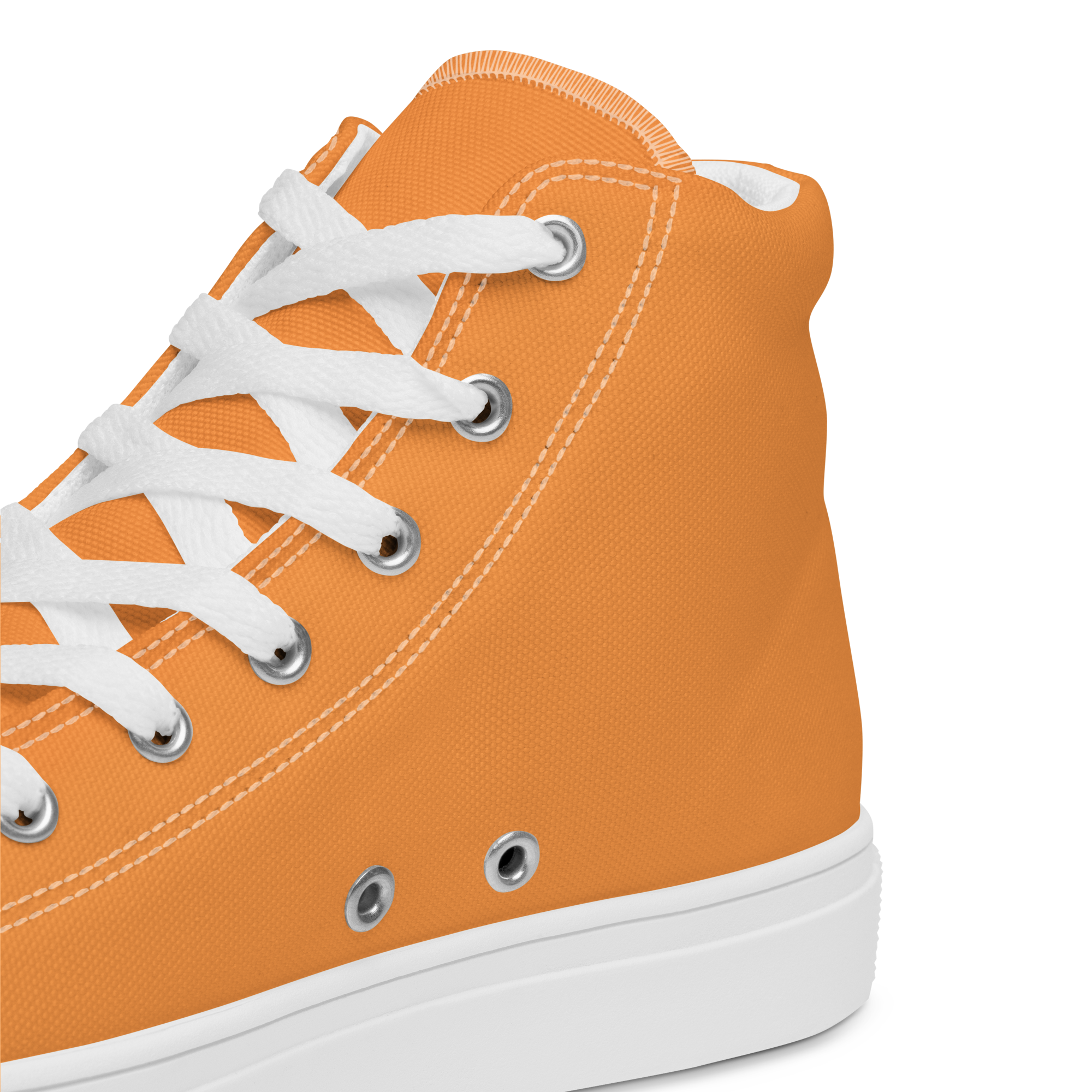 Women’s high top canvas shoes - Sunshine Orange