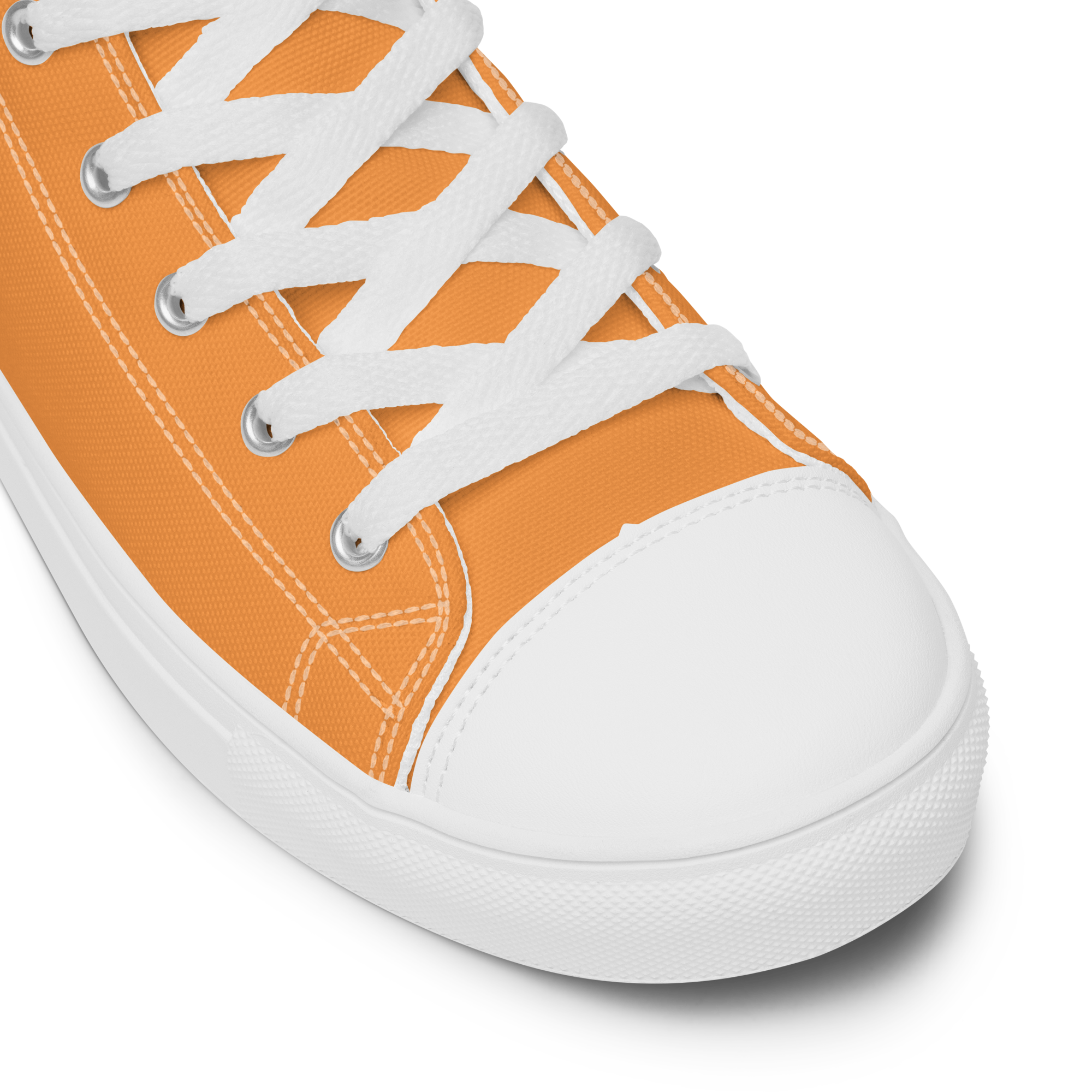 Women’s high top canvas shoes - Sunshine Orange