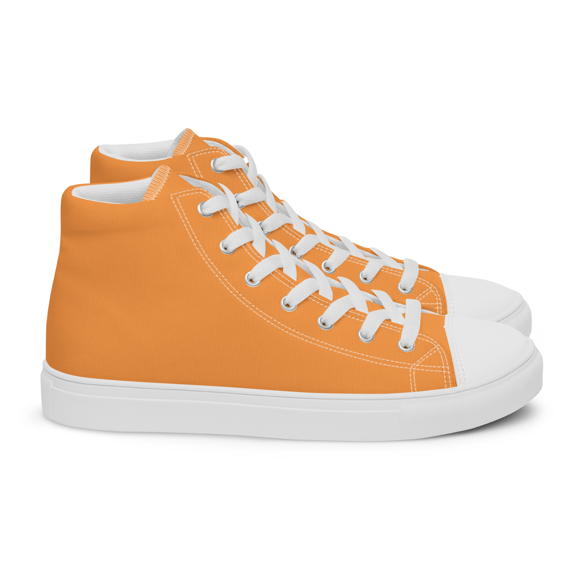 Women’s high top canvas shoes - Sunshine Orange