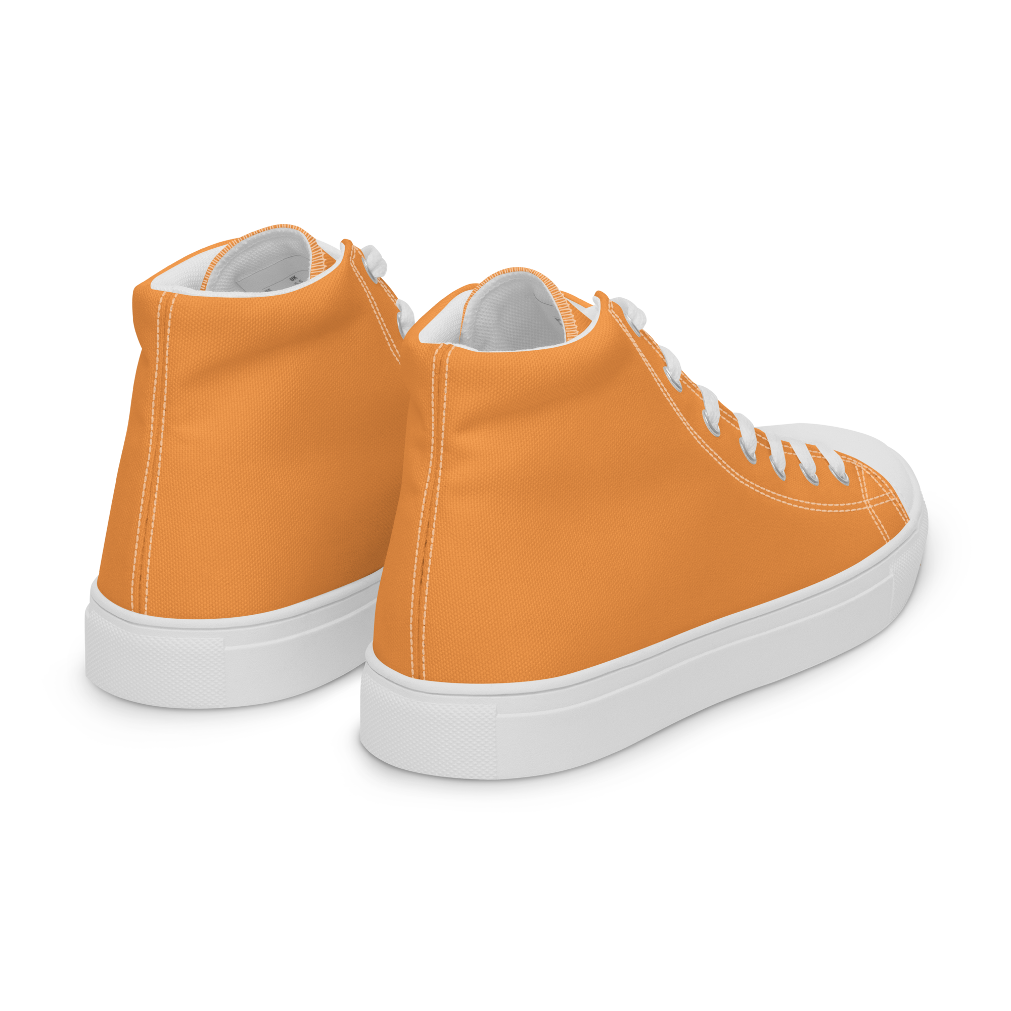 Women’s high top canvas shoes - Sunshine Orange