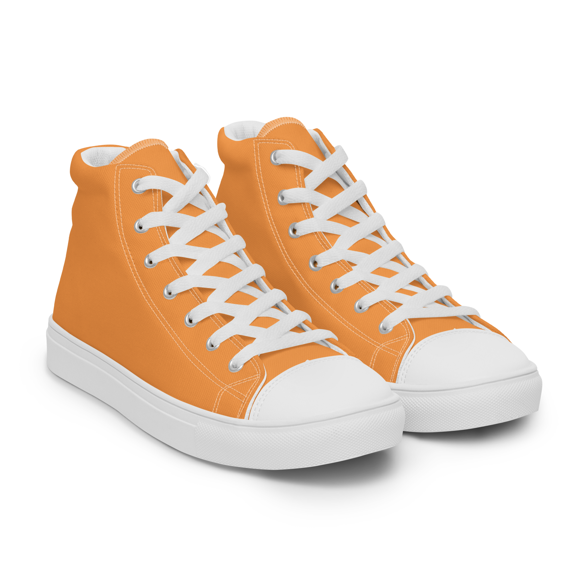 Women’s high top canvas shoes - Sunshine Orange
