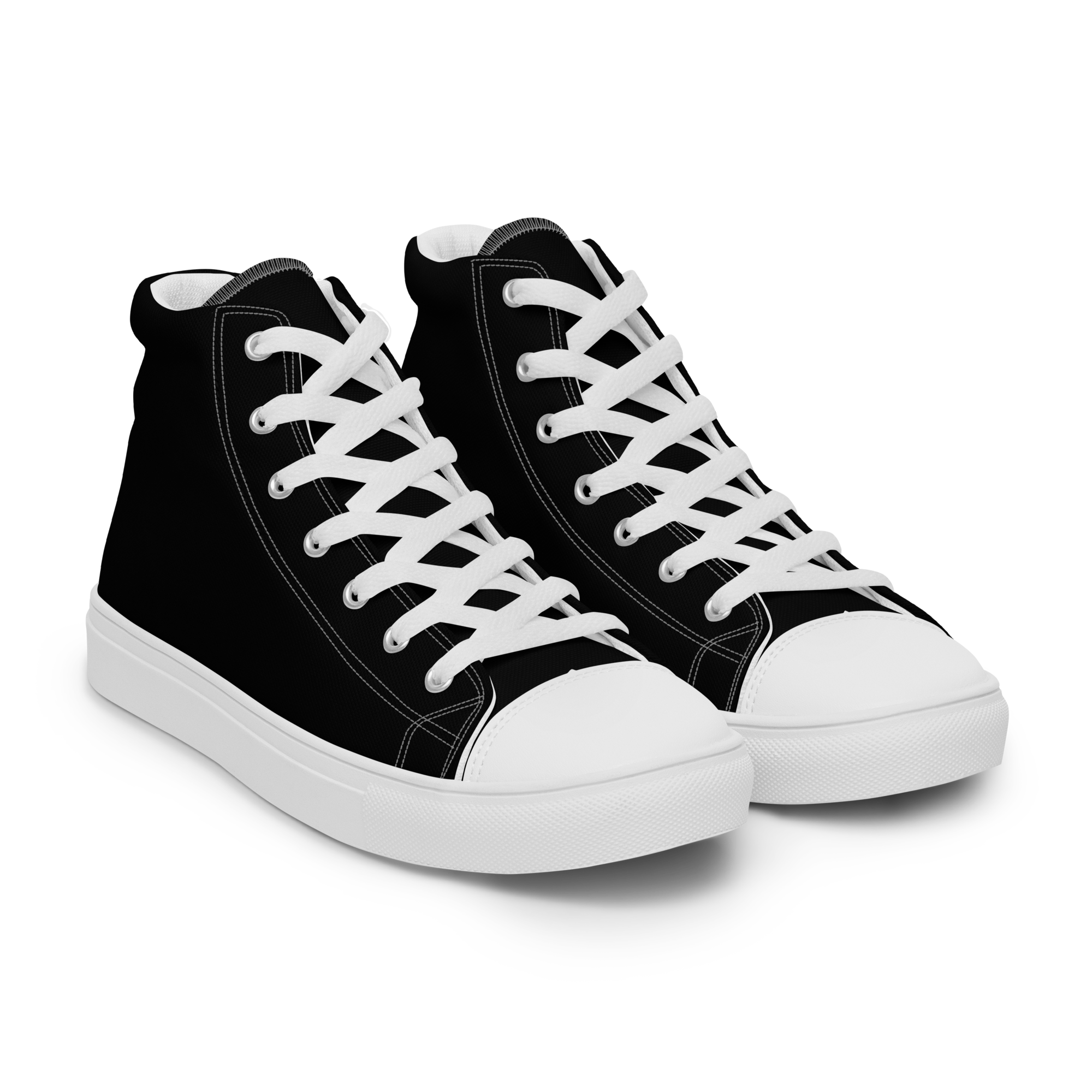 Women’s high top canvas shoes - Harbor Black