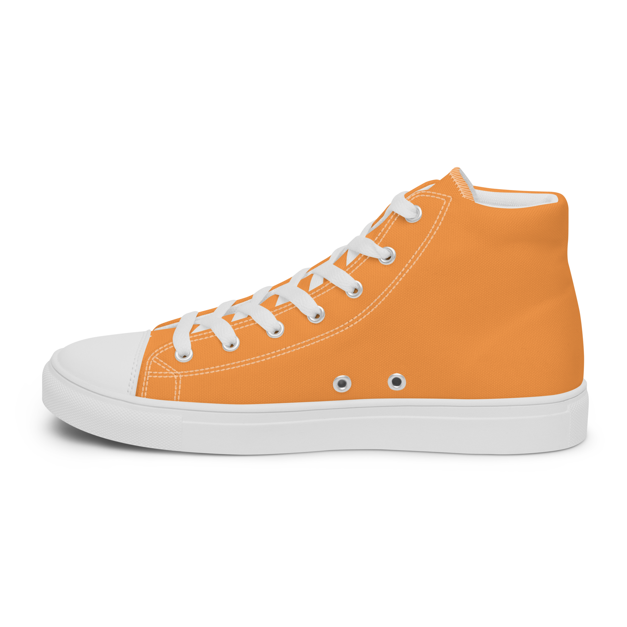 Women’s high top canvas shoes - Sunshine Orange