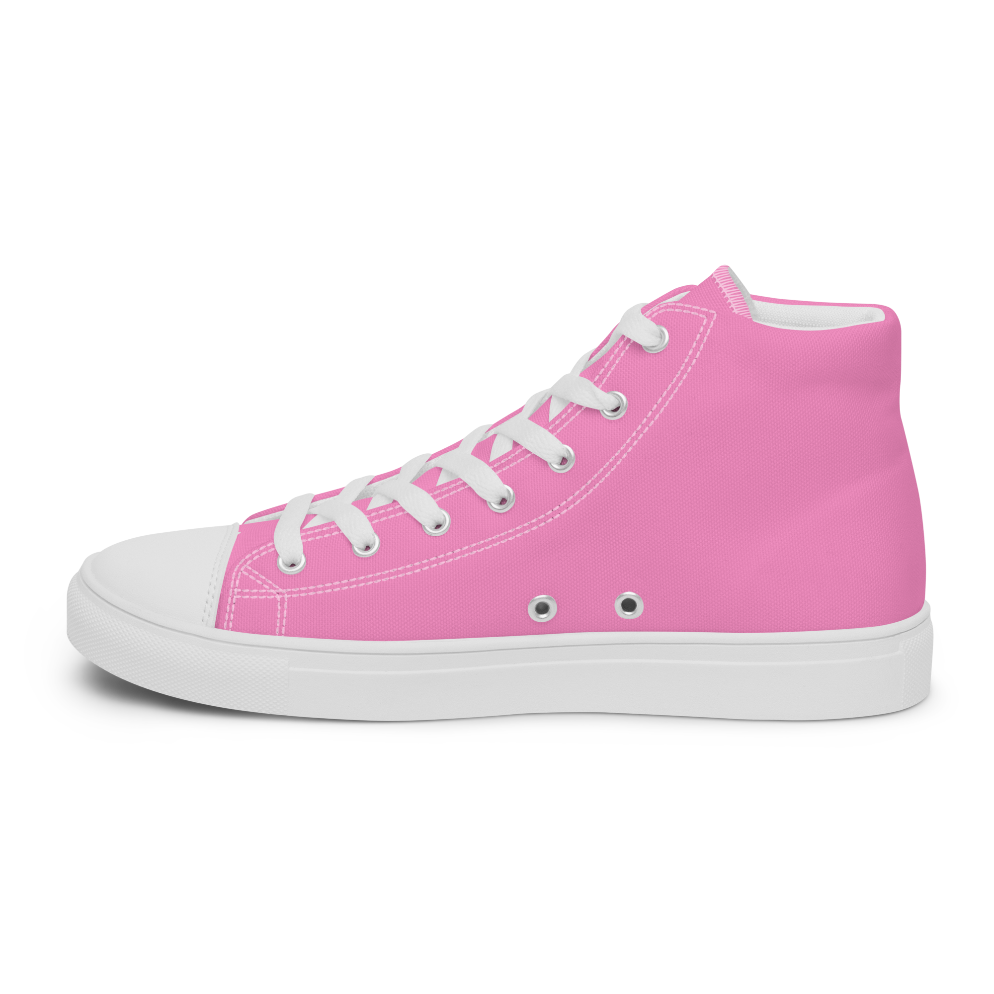 Women’s high top canvas shoes - Tropical Pink