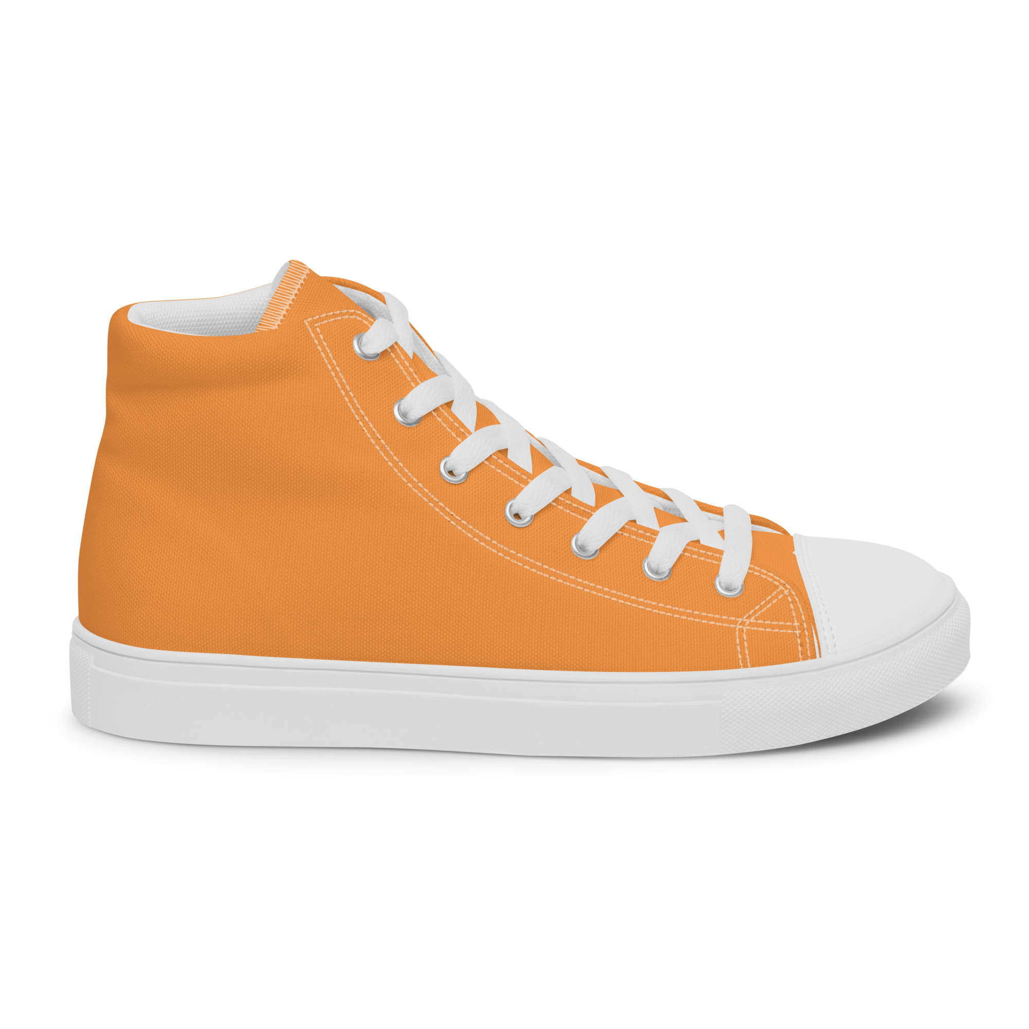 Women’s high top canvas shoes - Sunshine Orange
