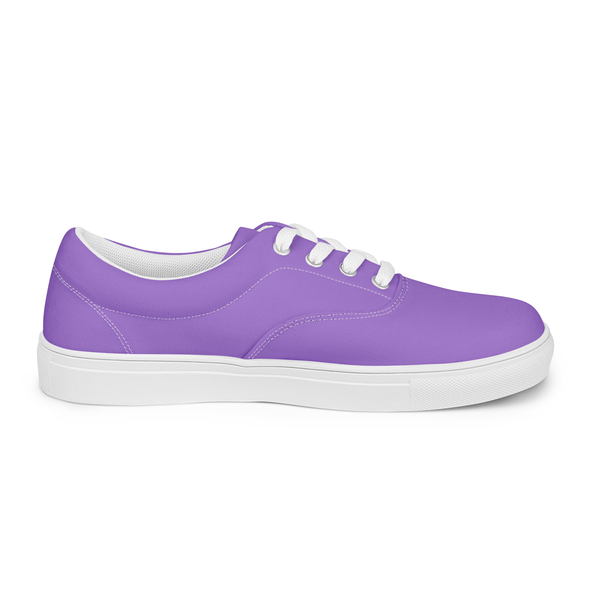 Women’s lace-up canvas shoes - Coastal Purple