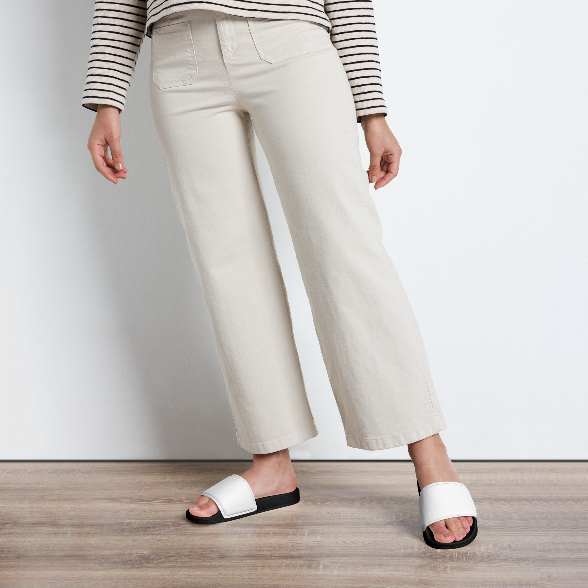 Women's slides - Seashell White