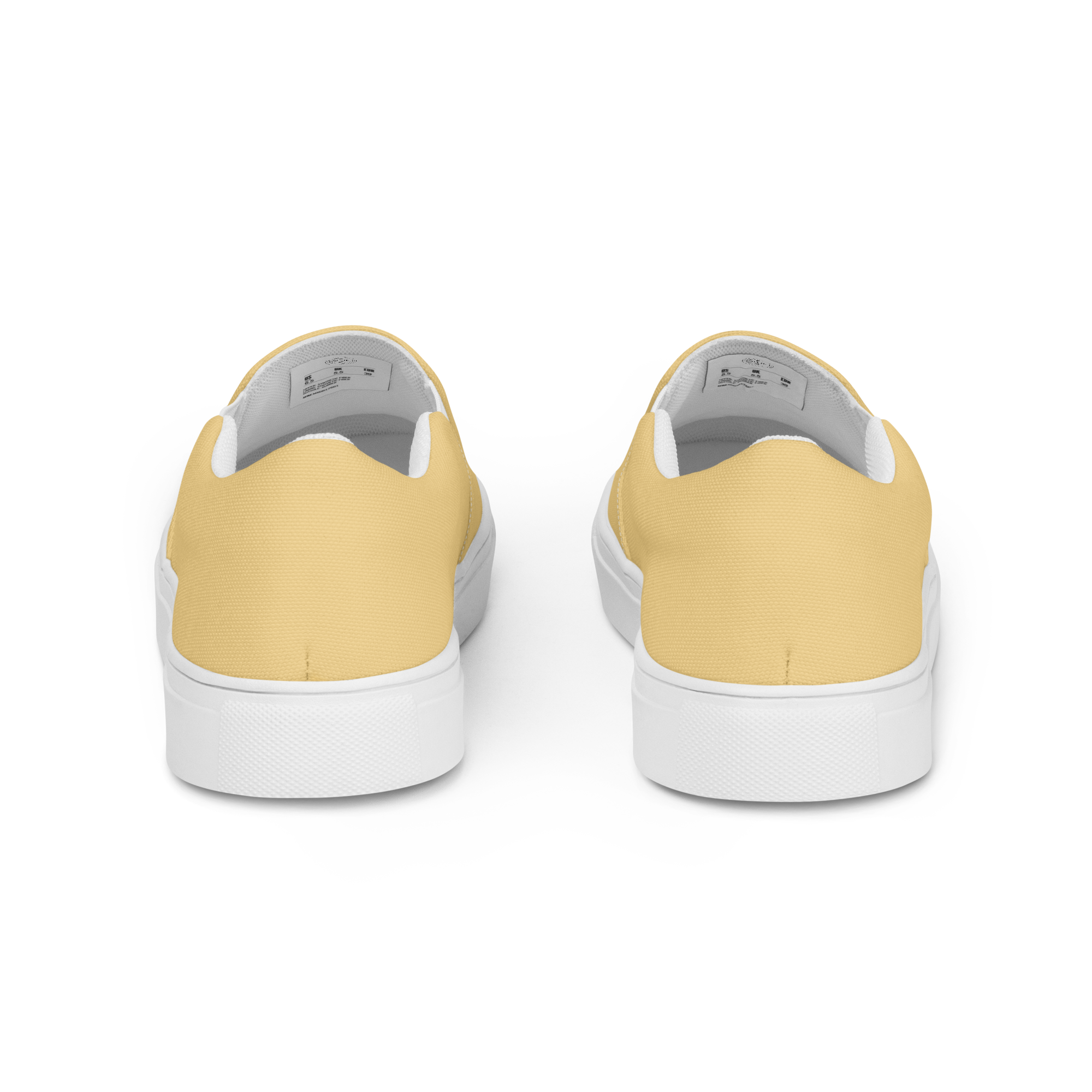 Women’s slip-on canvas shoes - Sand Yellow