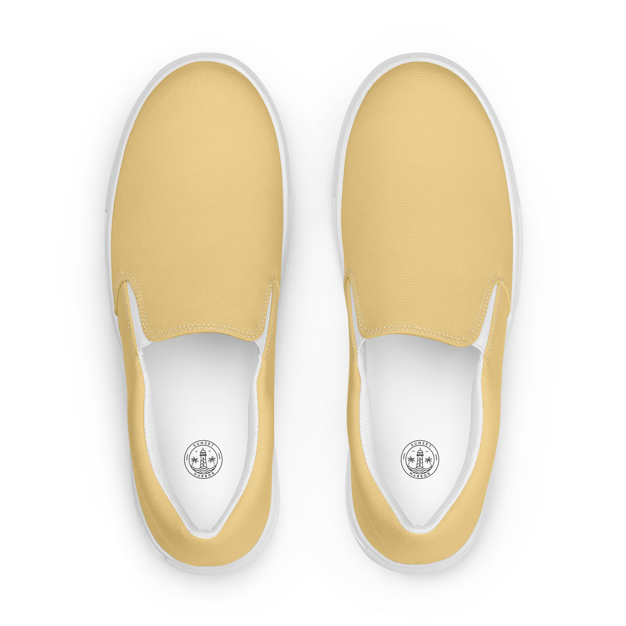 Women’s slip-on canvas shoes - Sand Yellow
