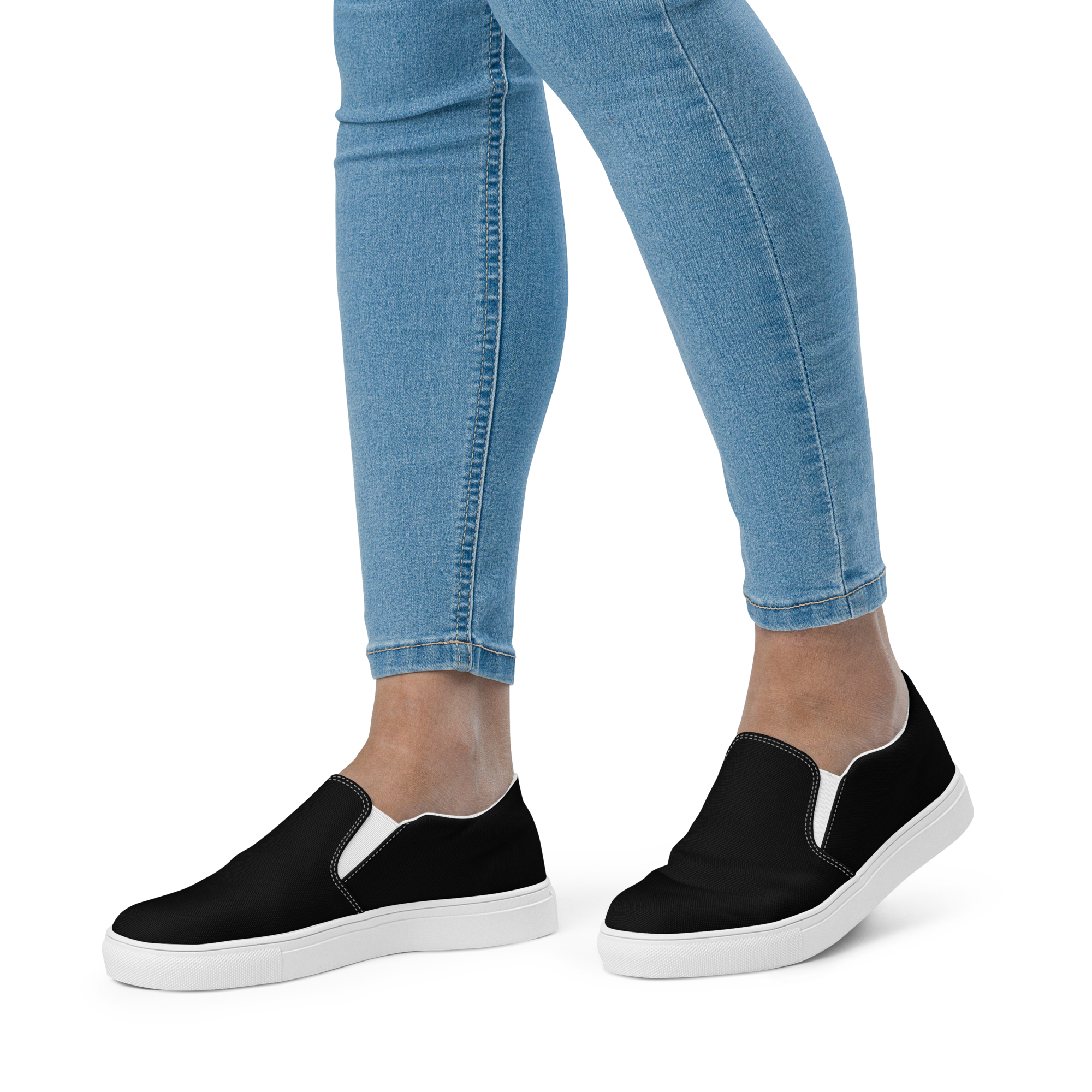 Women’s slip-on canvas shoes - Harbor Black