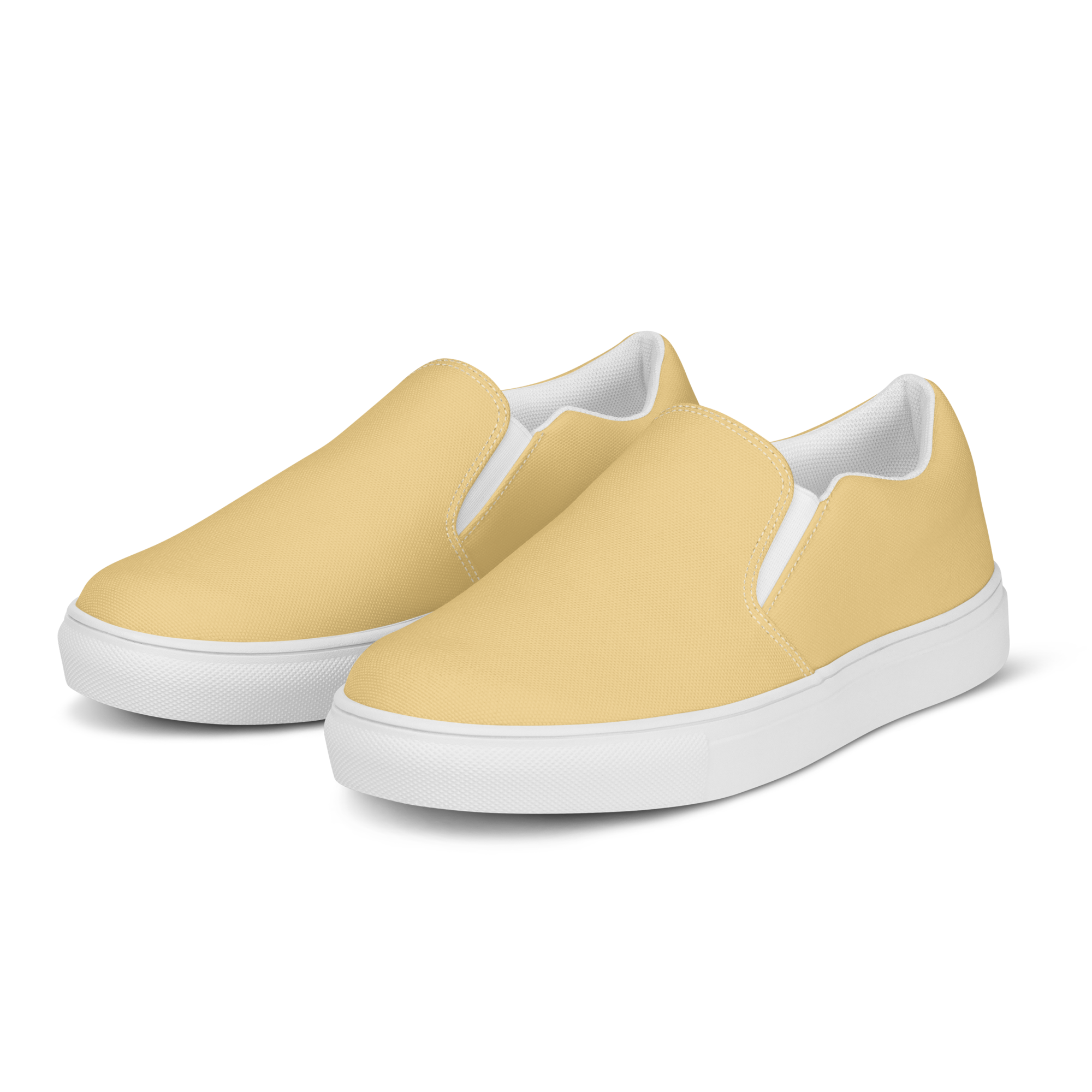 Women’s slip-on canvas shoes - Sand Yellow