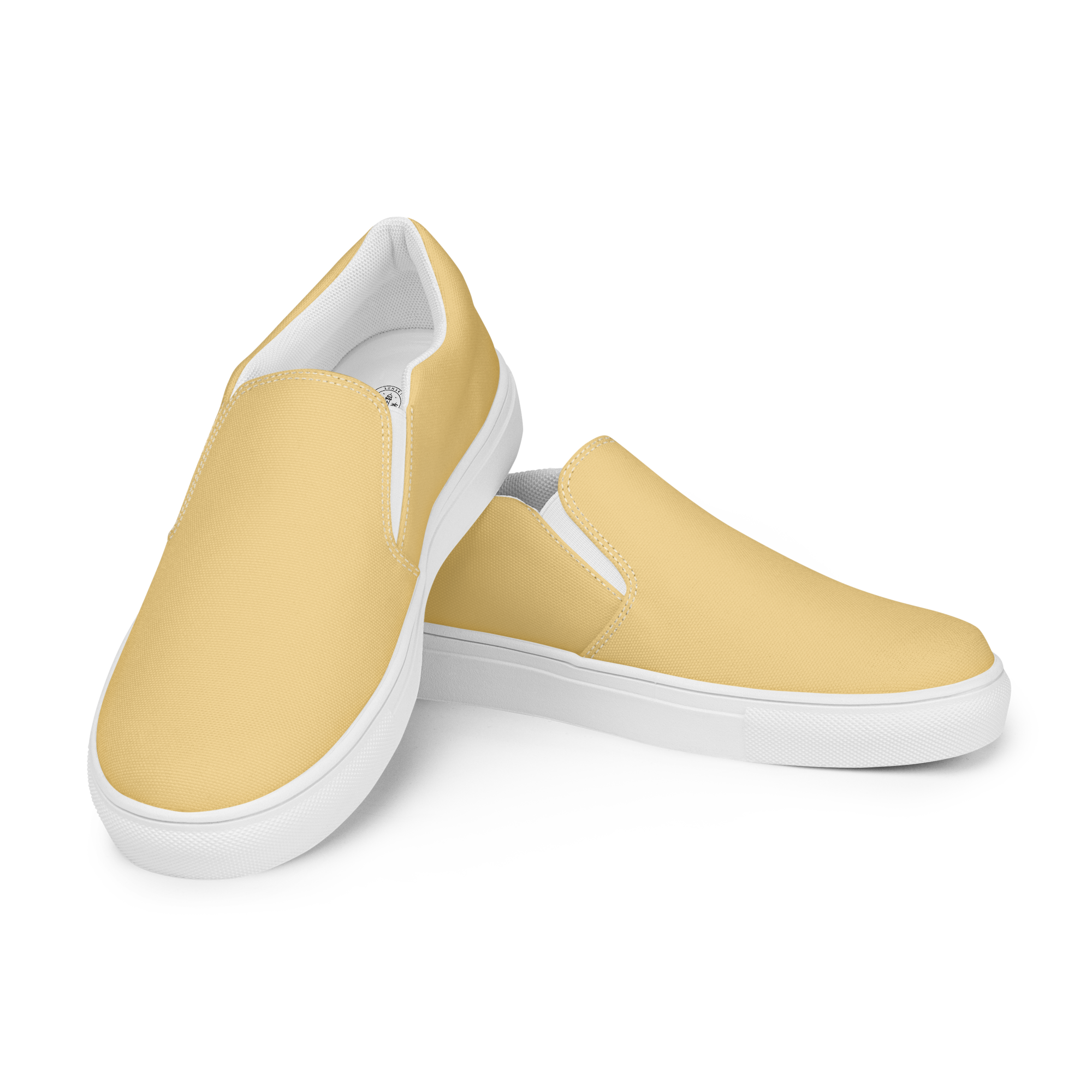 Women’s slip-on canvas shoes - Sand Yellow