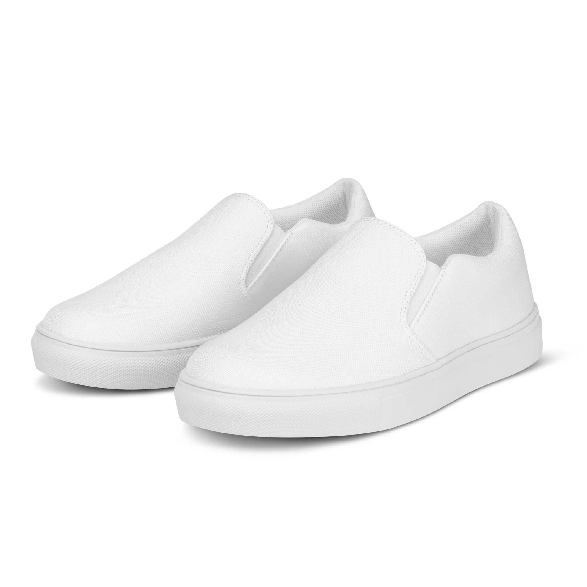 Women’s slip-on canvas shoes - Seashell White