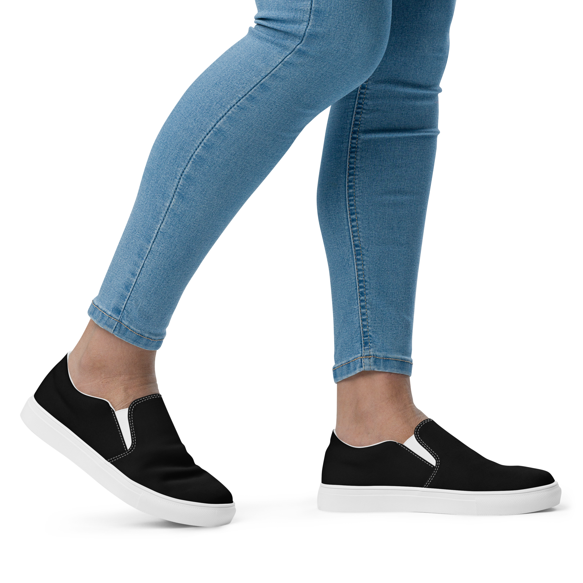 Women’s slip-on canvas shoes - Harbor Black