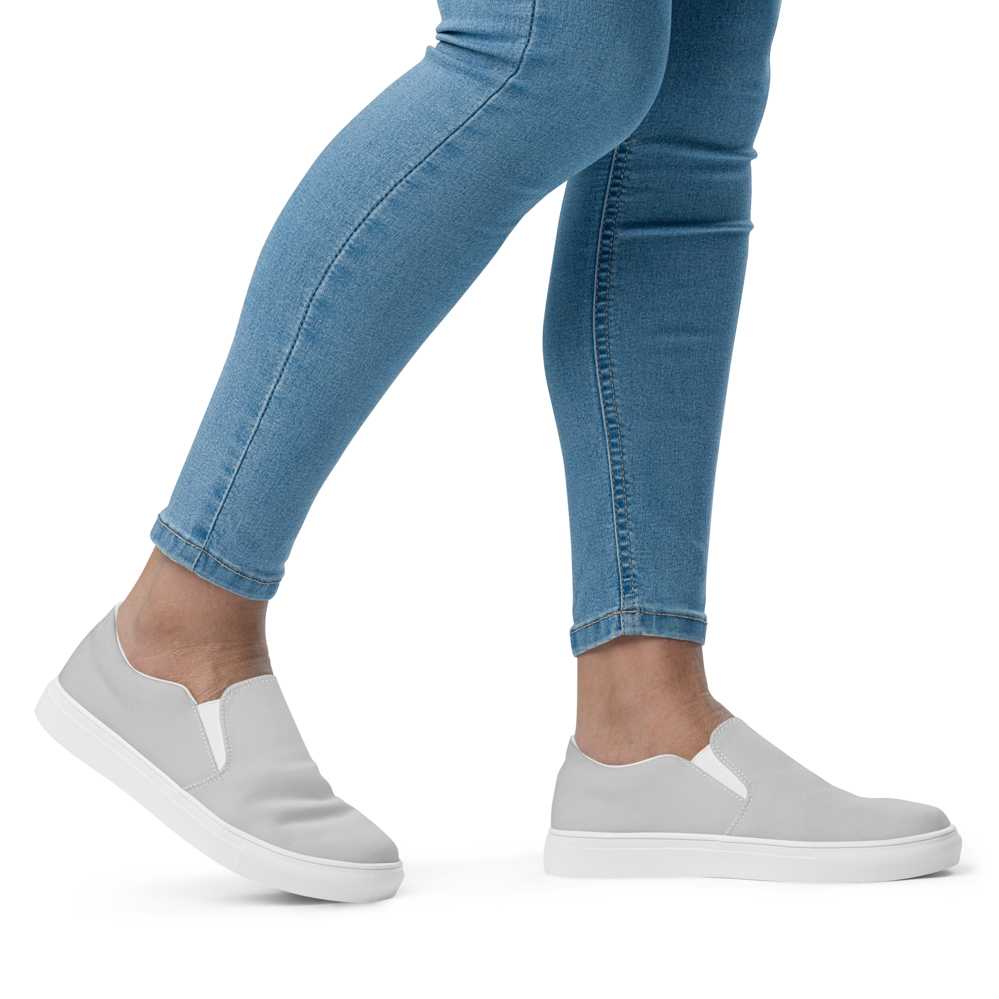 Women’s slip-on canvas shoes - Cloud Grey