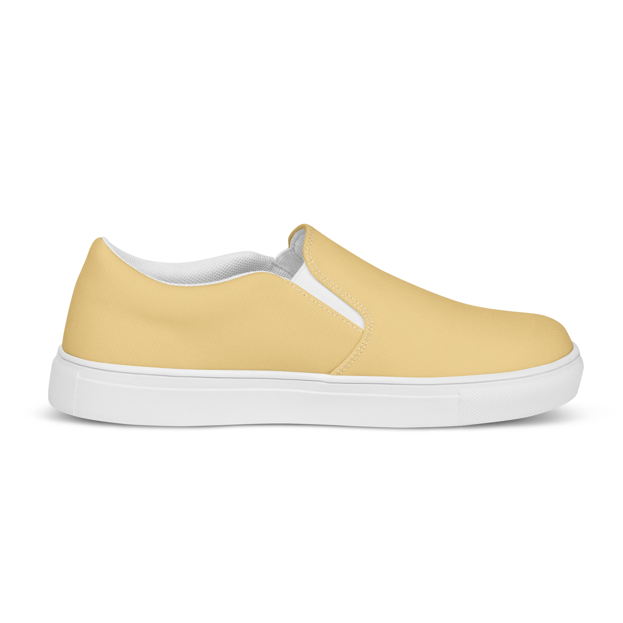 Women’s slip-on canvas shoes - Sand Yellow