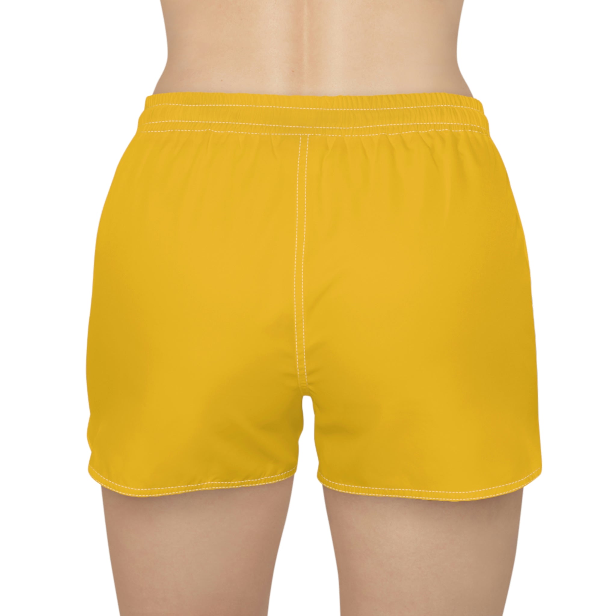 Women's Casual Shorts - Yellow - Sunset Harbor Clothing