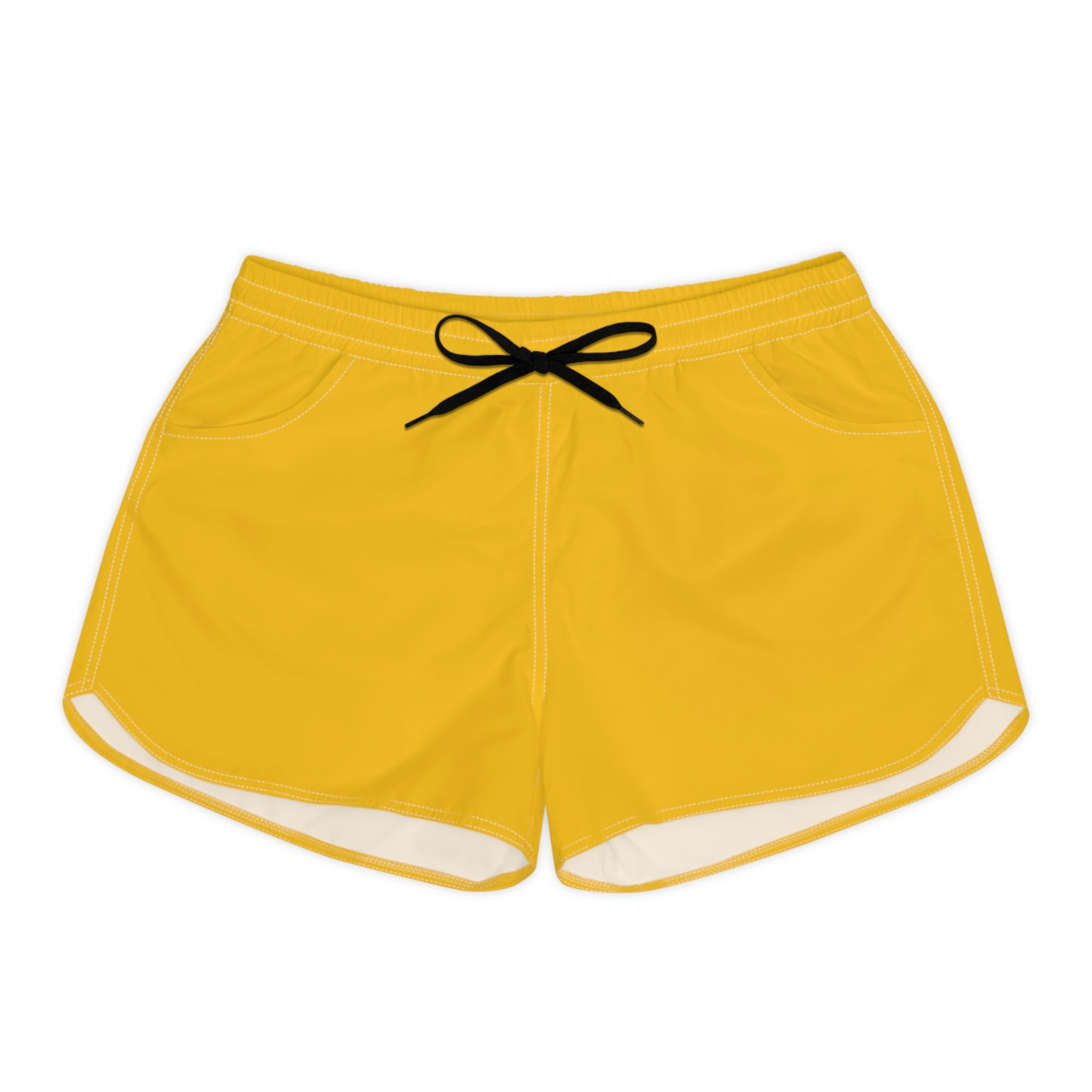 Women's Casual Shorts - Yellow - Sunset Harbor Clothing