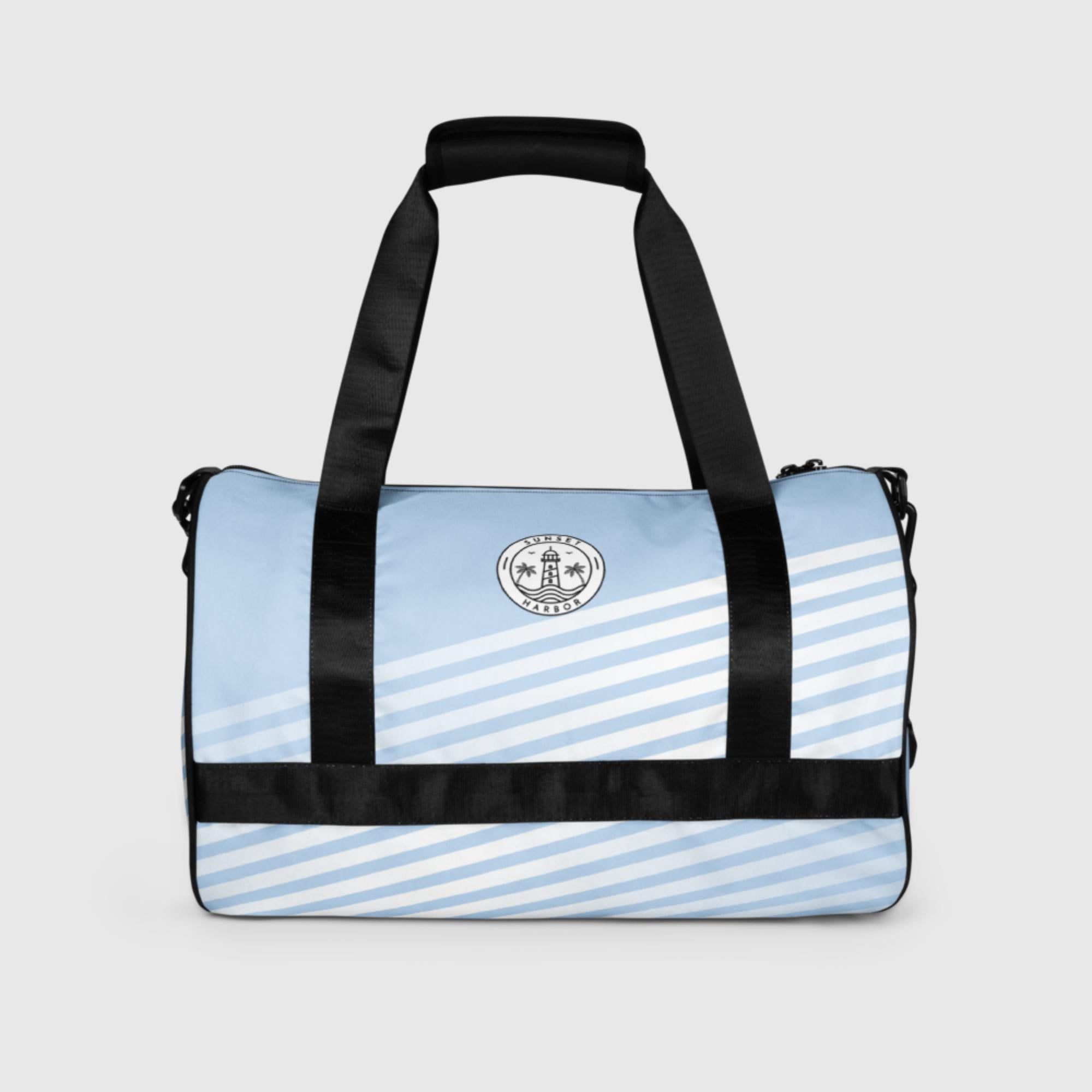 Gym Bag - Light Blue - Sunset Harbor Clothing