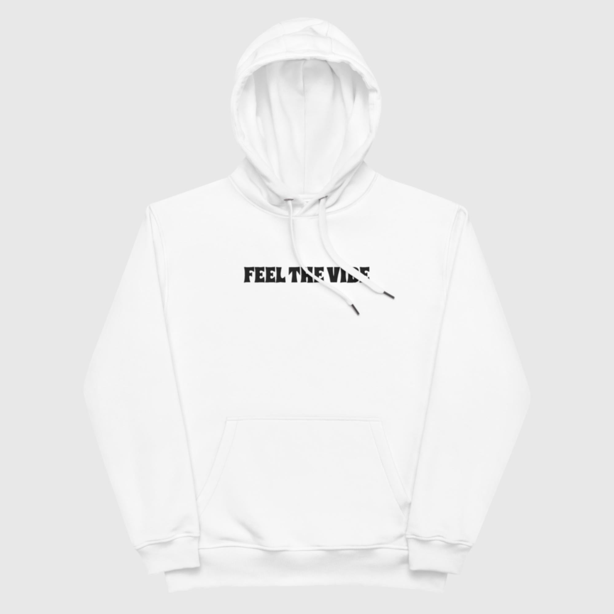 Premium eco hoodie - Feel The Vibe - Sunset Harbor Clothing