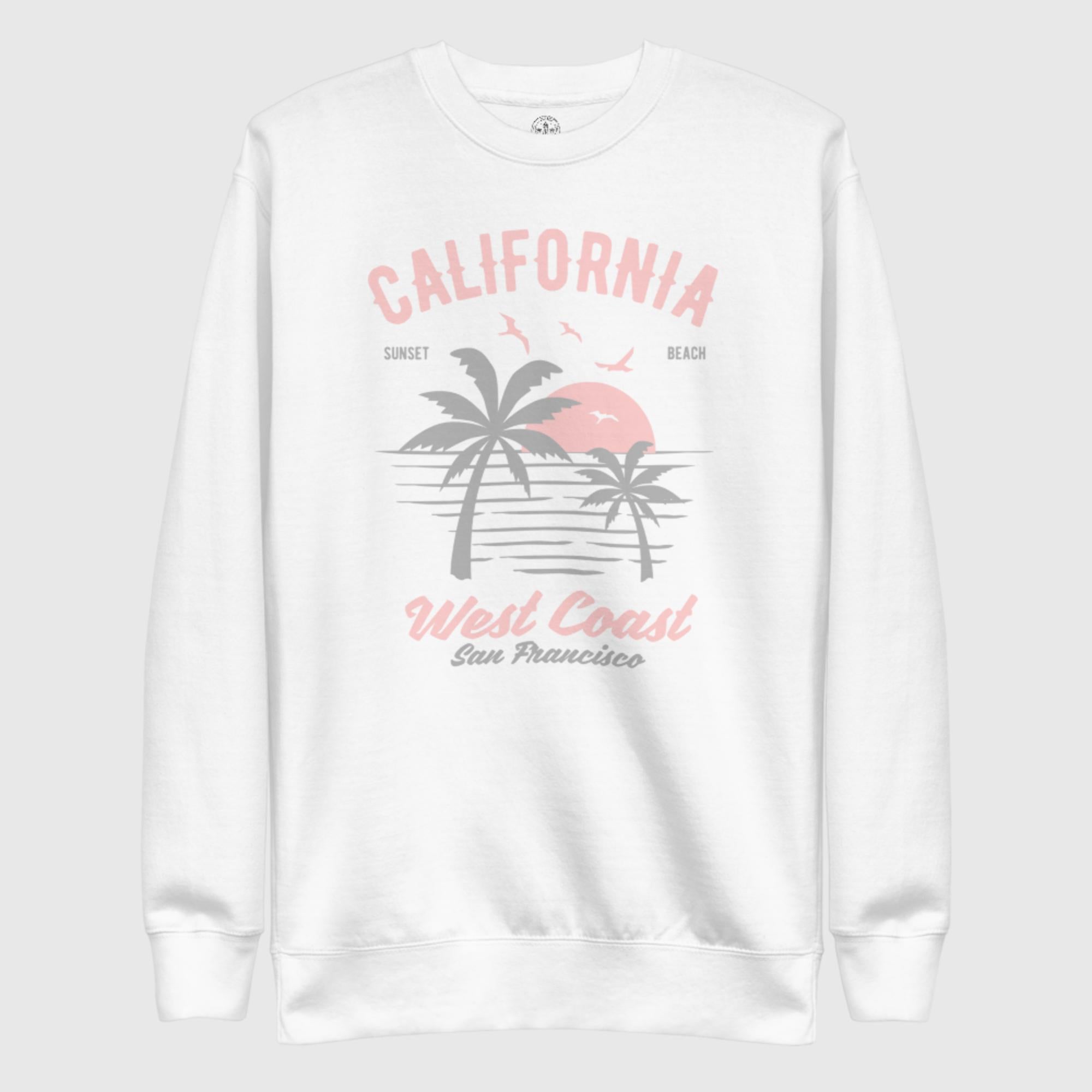Unisex Premium Sweatshirt - California West Coast - Sunset Harbor Clothing