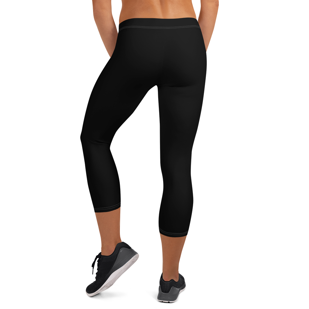 Capri-Leggings – Schwarz