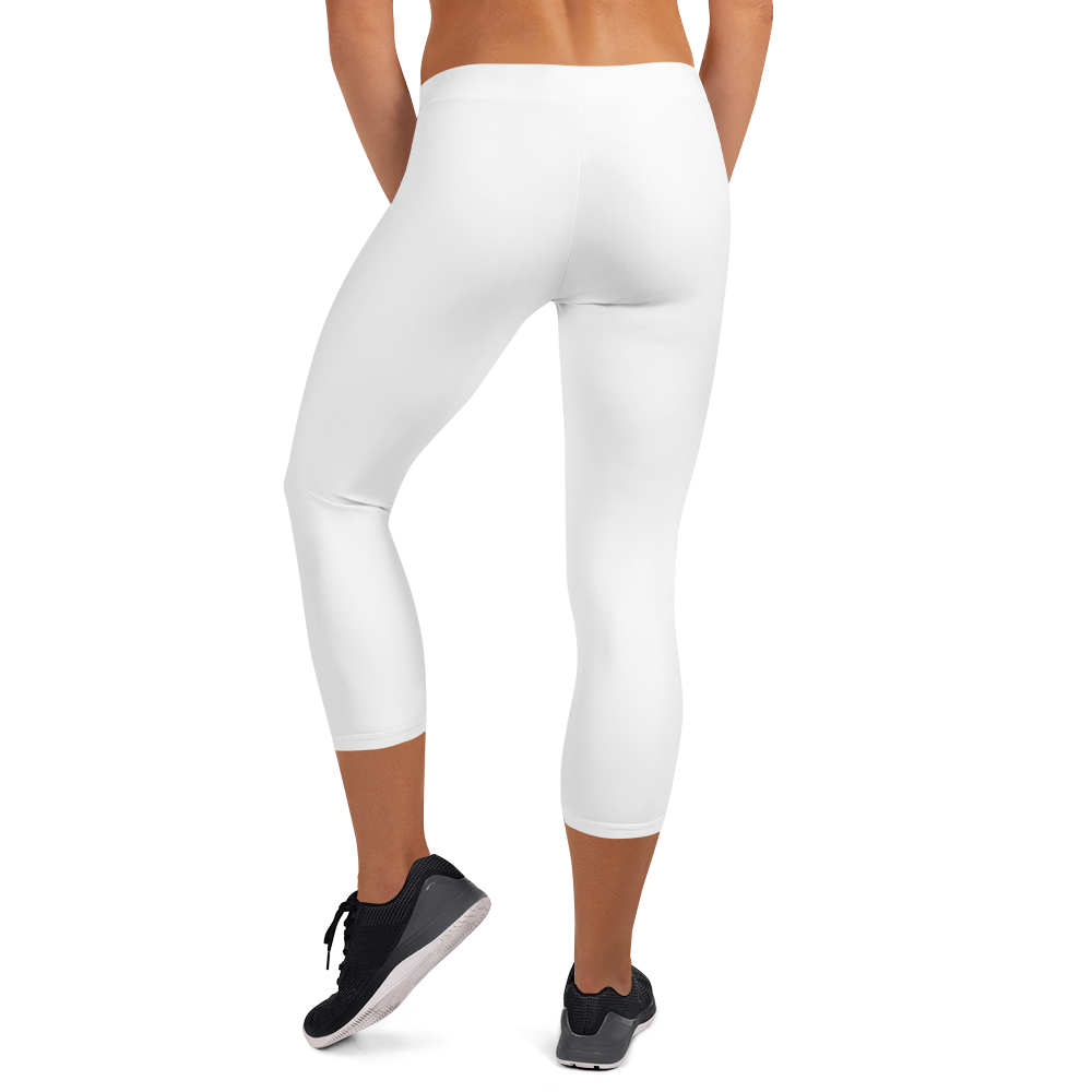 Capri Leggings - White