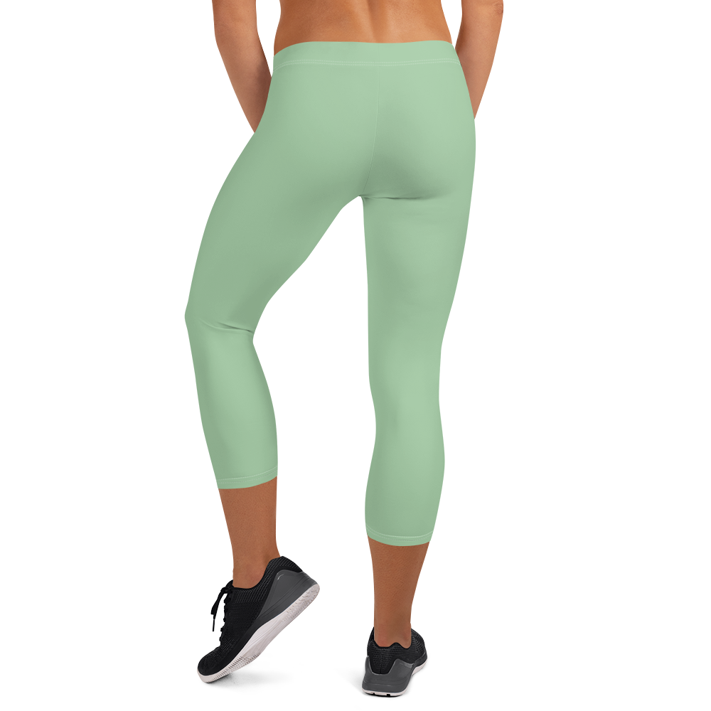 Capri Leggings - Palm Green